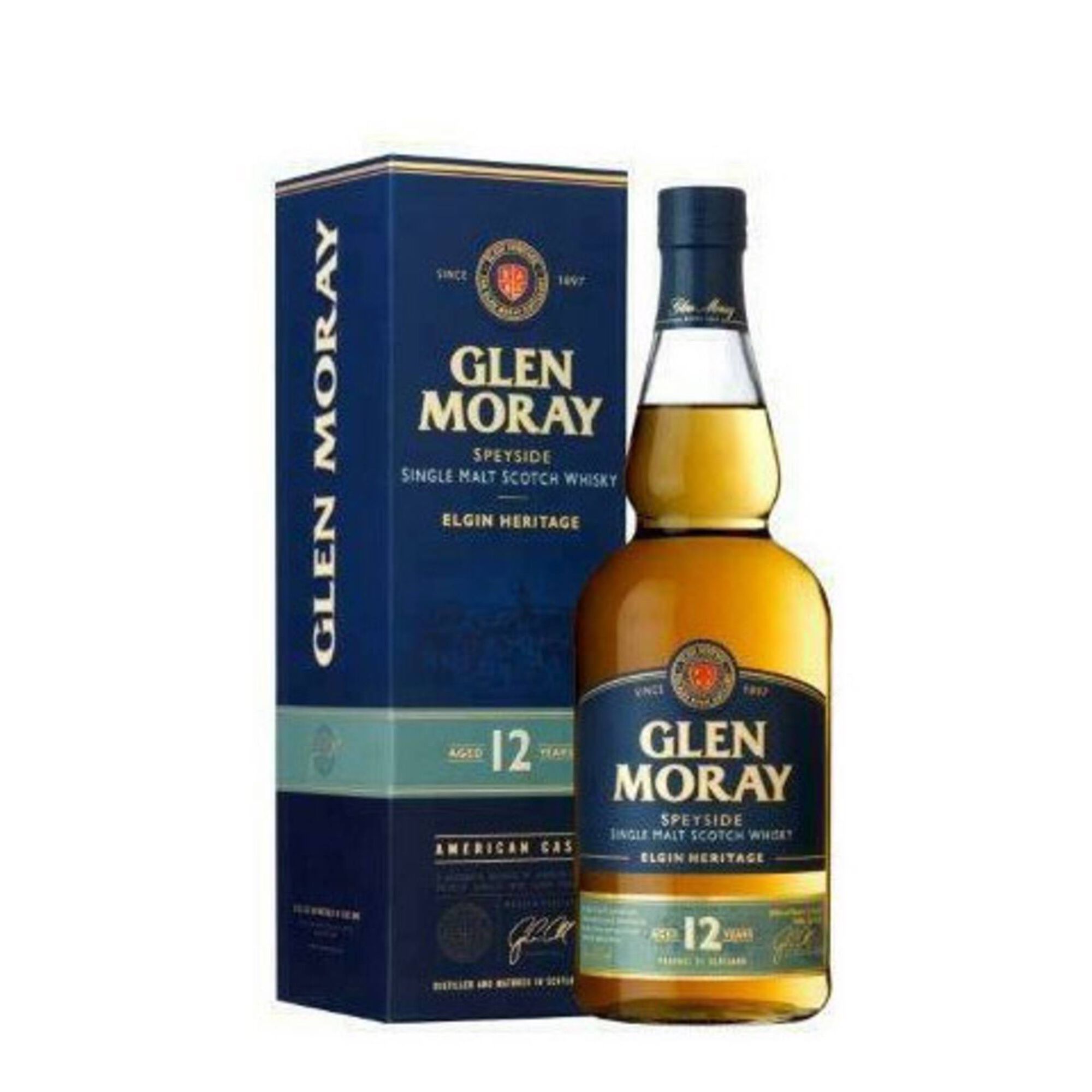 Whisky Single Malt Scotch Glen Moray 12 Anos