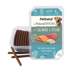 Snack para C&atilde;o Salm&atilde;o e Aum Petfield