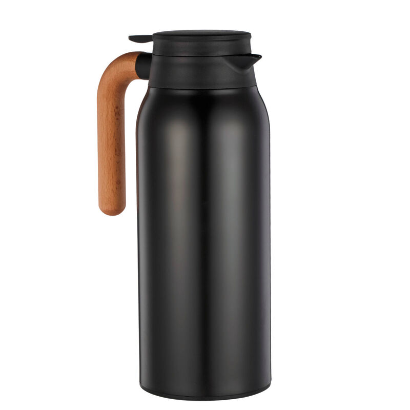 Jarro Térmico Aço Inoxidável 1,5L Preto Kasa