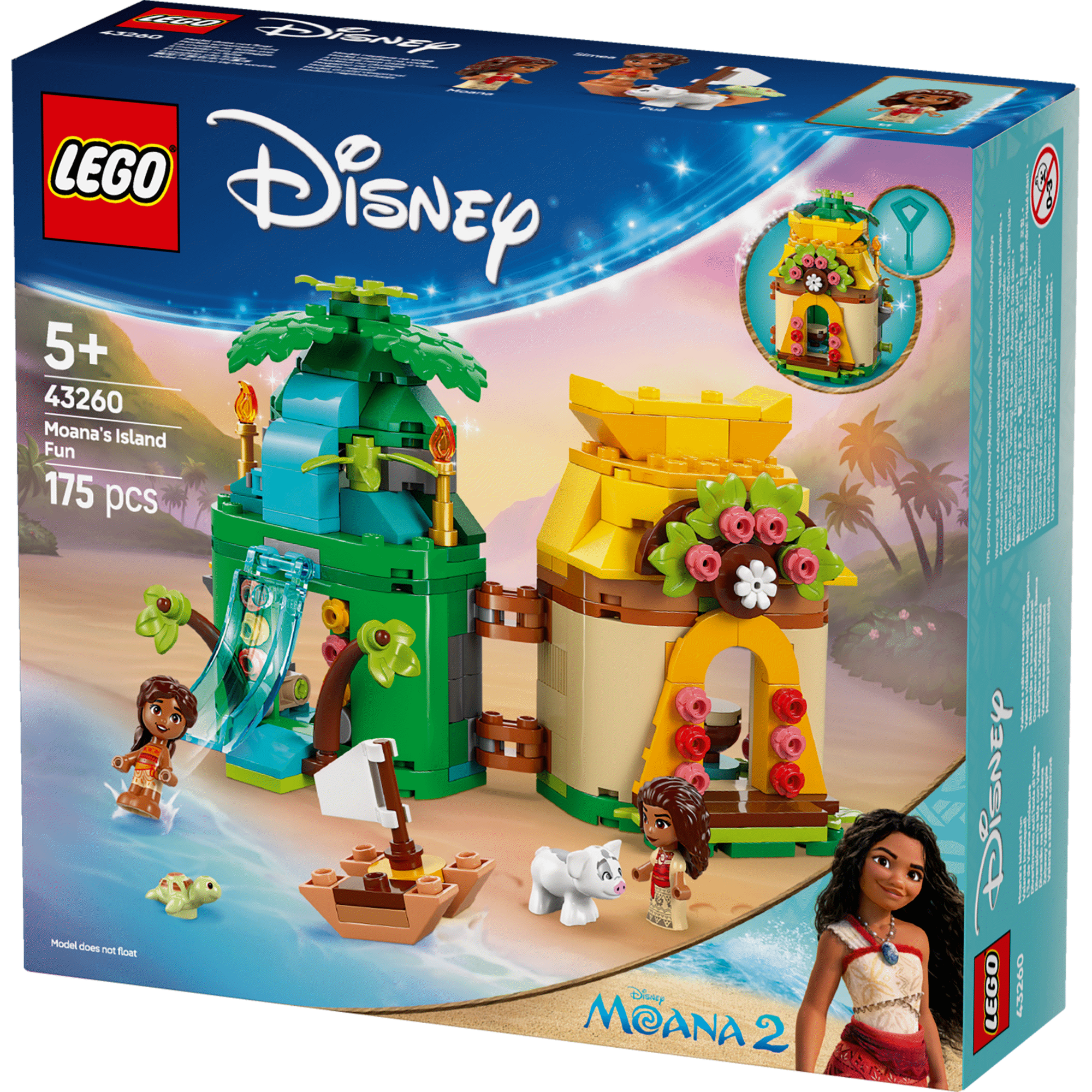 LEGO Disney - Divers&atilde;o na Ilha da Vaiana - 43260