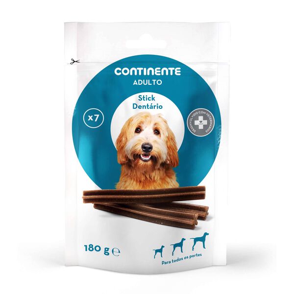Stick Dentário para Cão Raças Médias e Grandes Continente