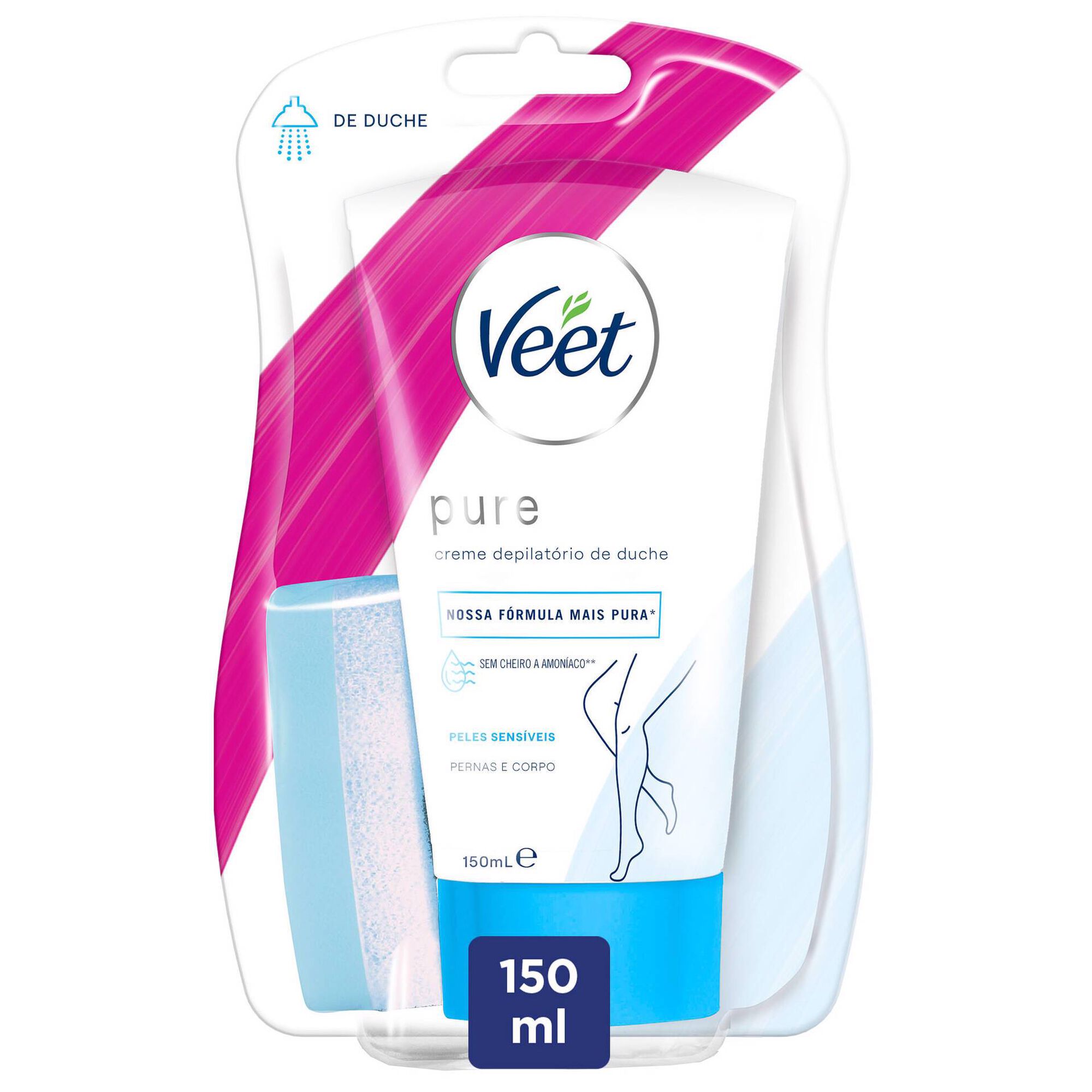 Creme Depilatório Pure Pernas e Corpo Pure Pele Sensível
