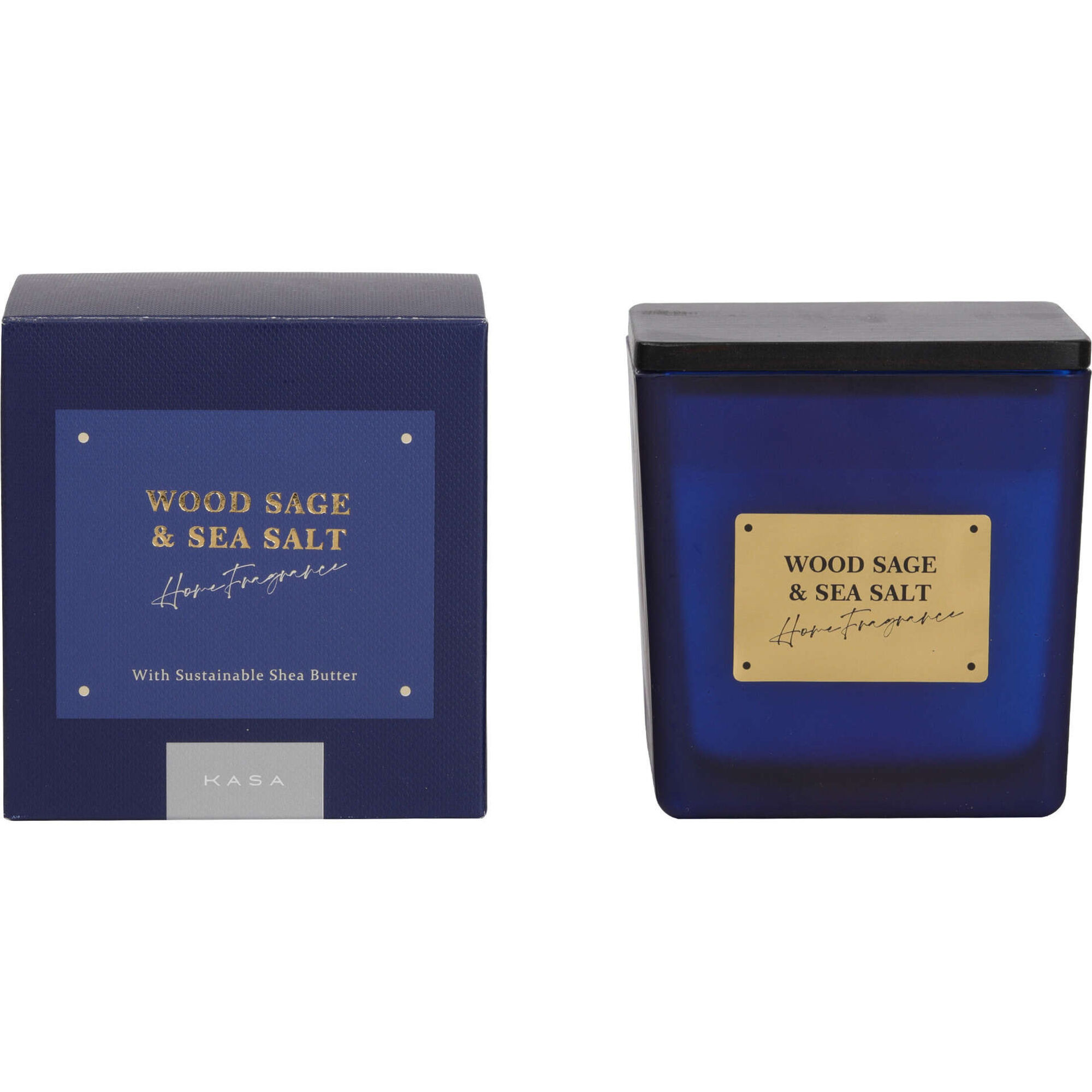 Vela em Copo Quadrada com Tampa 190g