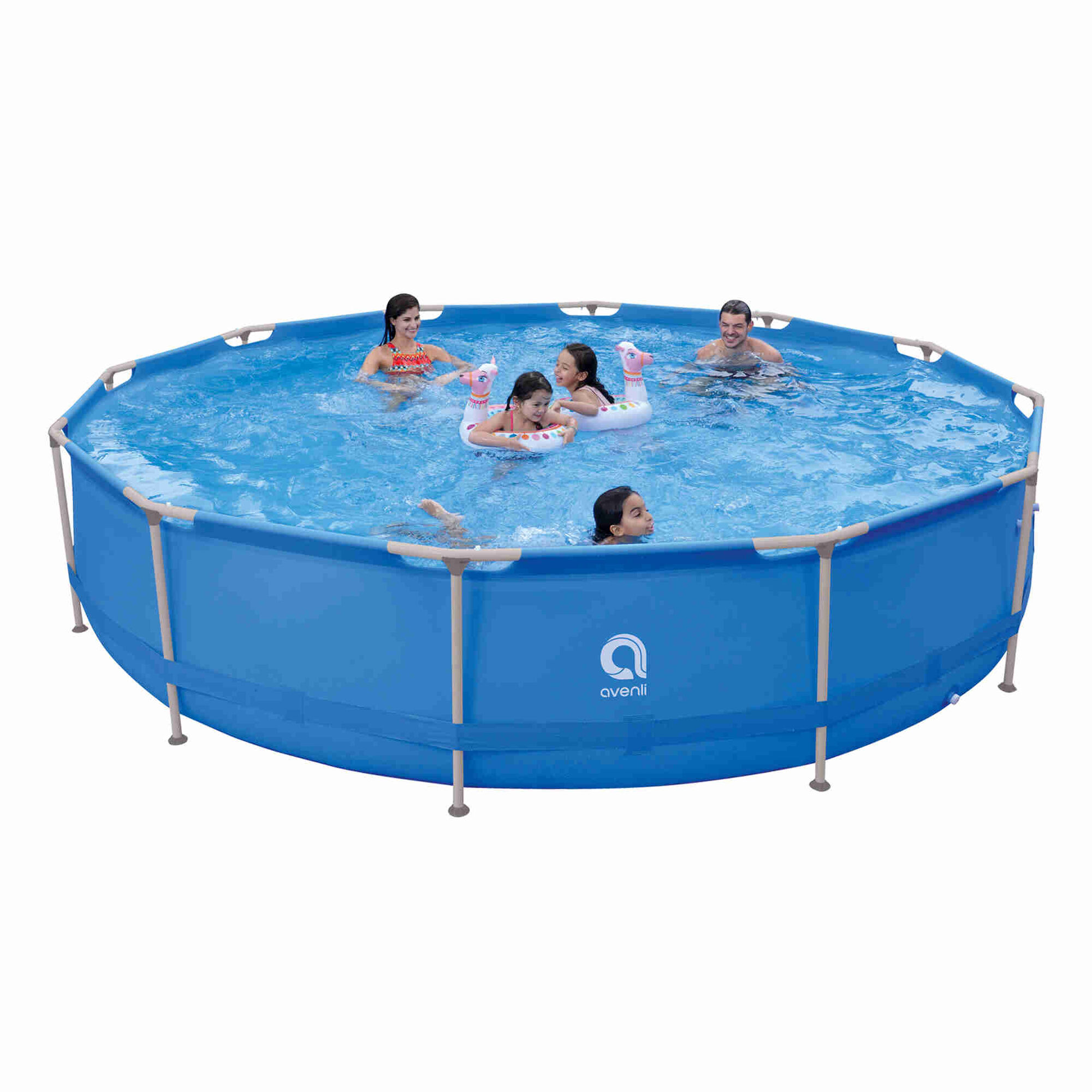 Piscina Estrutura Redonda 420x84cm com Bomba Avenli
