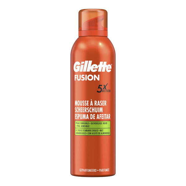 Espuma de Barbear Sensitive Gillette Fusion