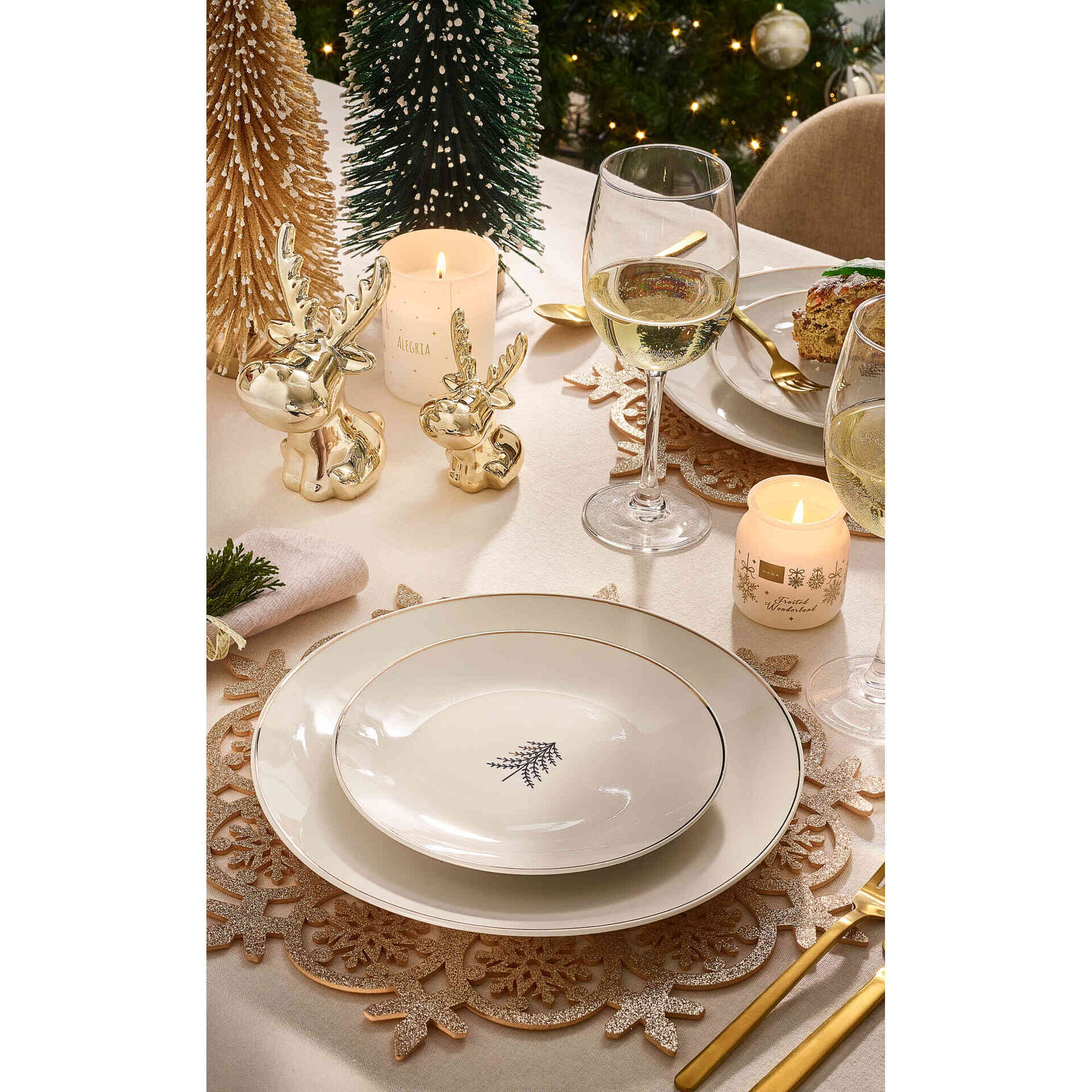 Serviço Mesa Árvore Dourada 6 Pessoas