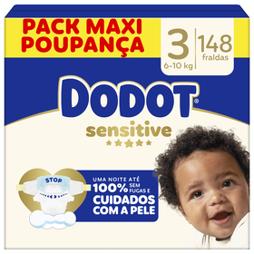 Fraldas Sensitive 6-10kg T3 Dodot