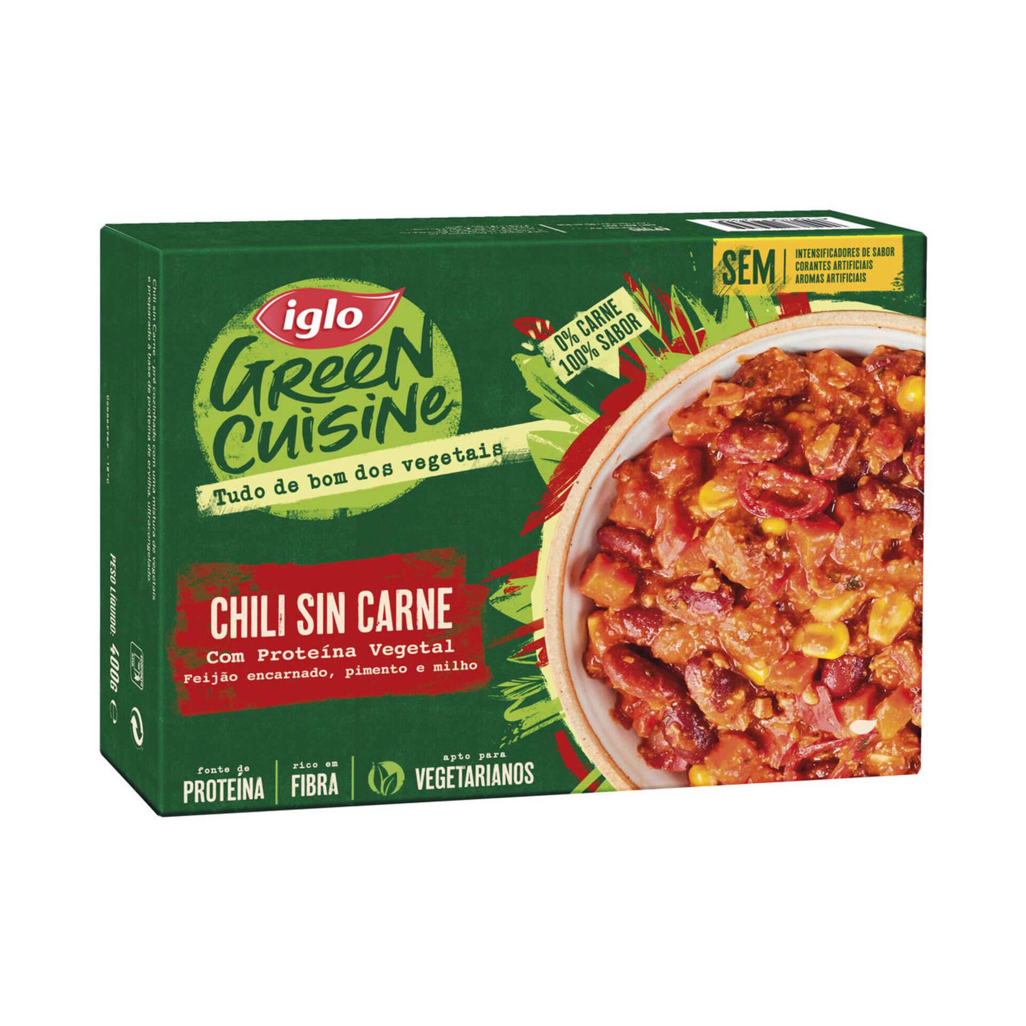Chili Sin Carne com Proteína Vegetal Chili Sin Carne com Proteína Vegetal