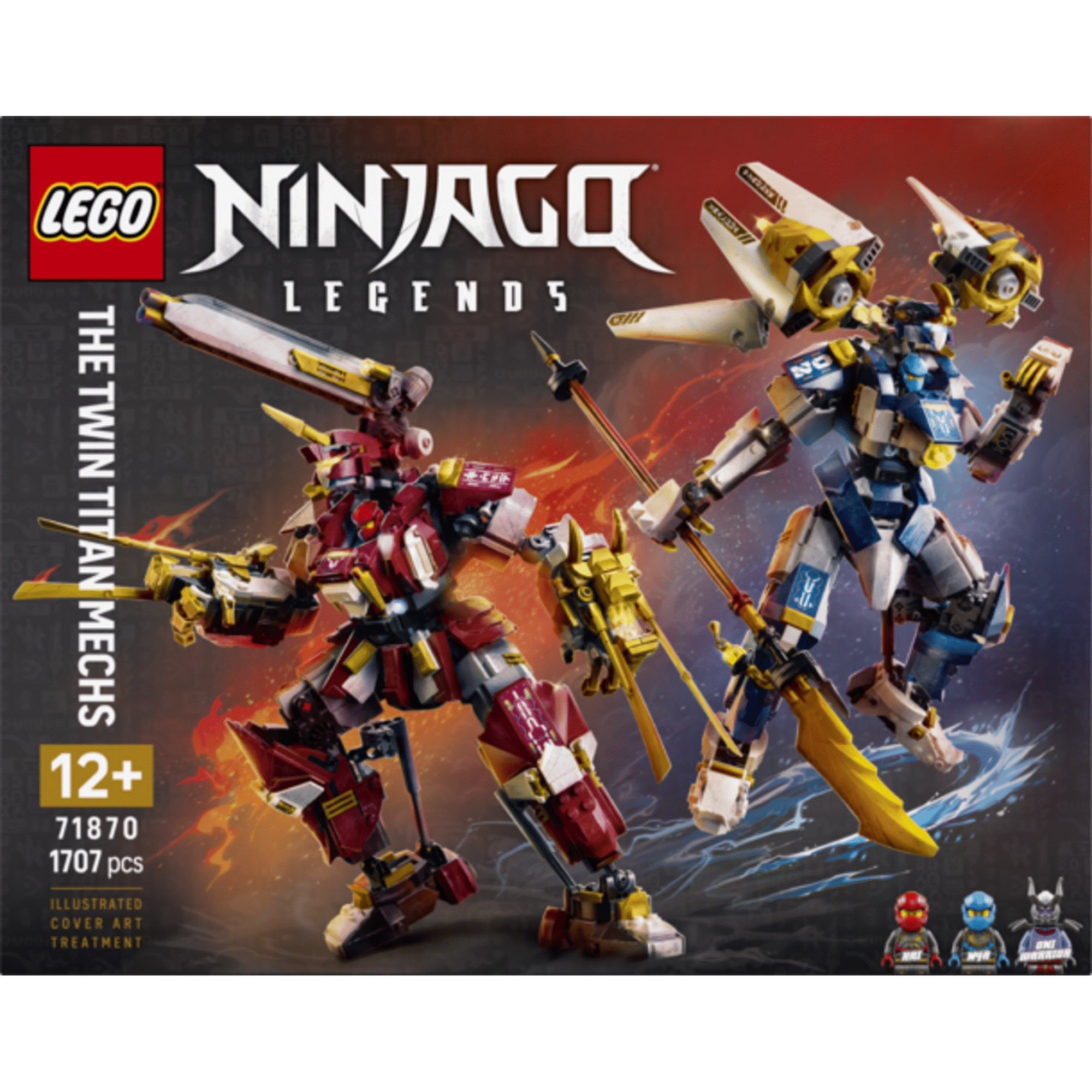 LEGO Ninjago - A Dupla de Rob&ocirc;s Tit&atilde;s - 71870