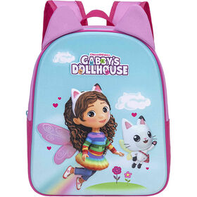 Mochila Pequena Azul e Rosa Festival Gabby's Dollhouse