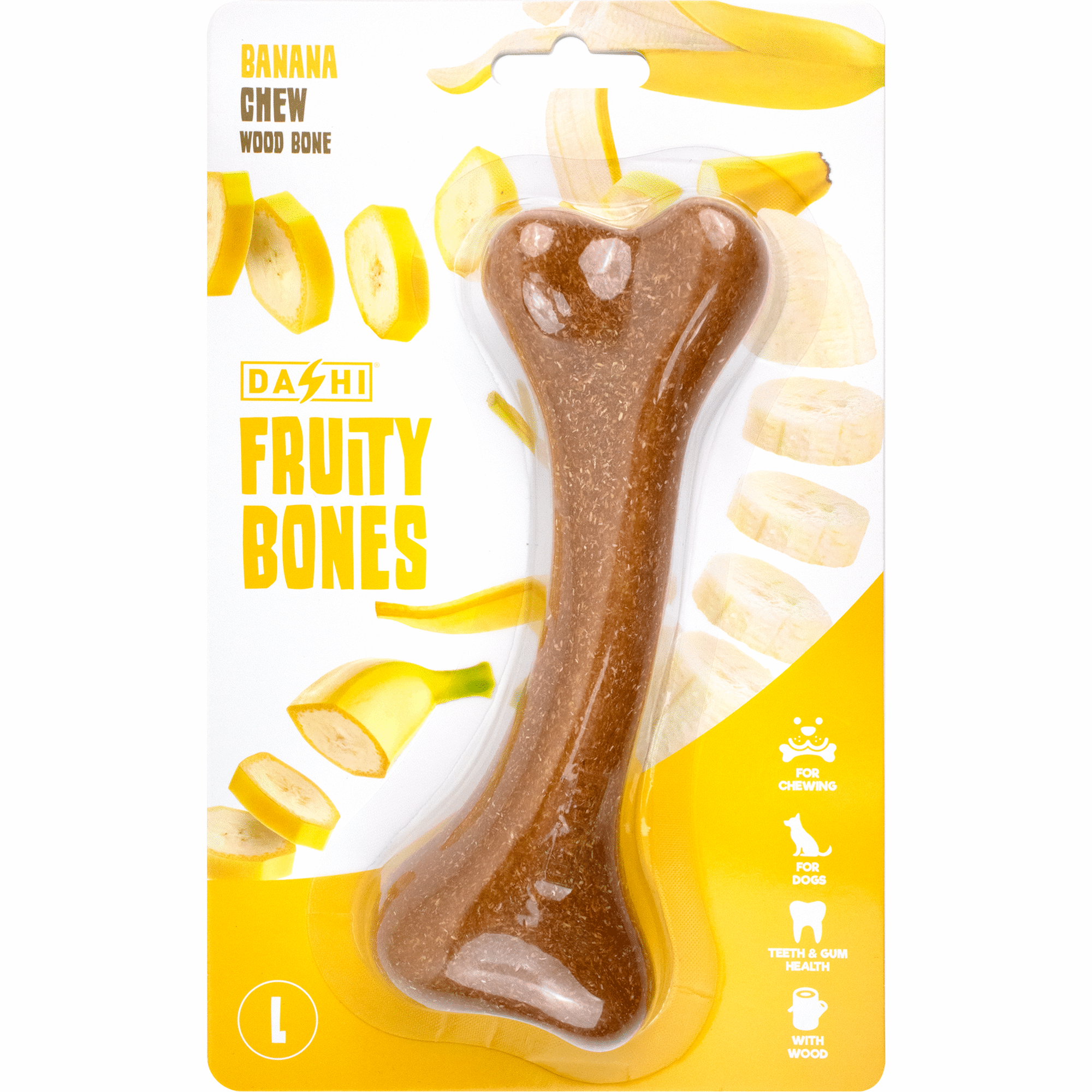 OSSO P/CAO FRUITY BONE BANANA L