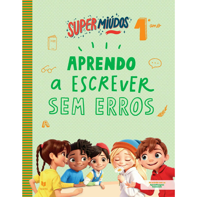 Supermiúdos - Aprendo a Escrever Sem Erros 1.º Ano de Texto Editora