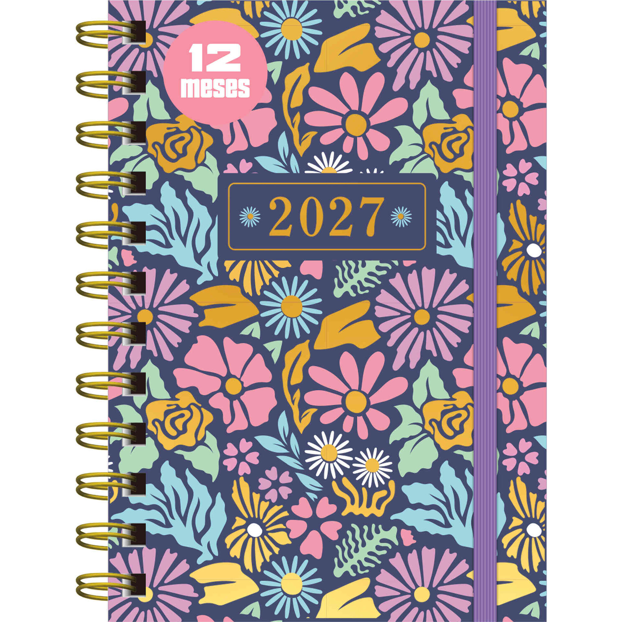 Agenda A6 2027 Petals (v&aacute;rias cores) Note!