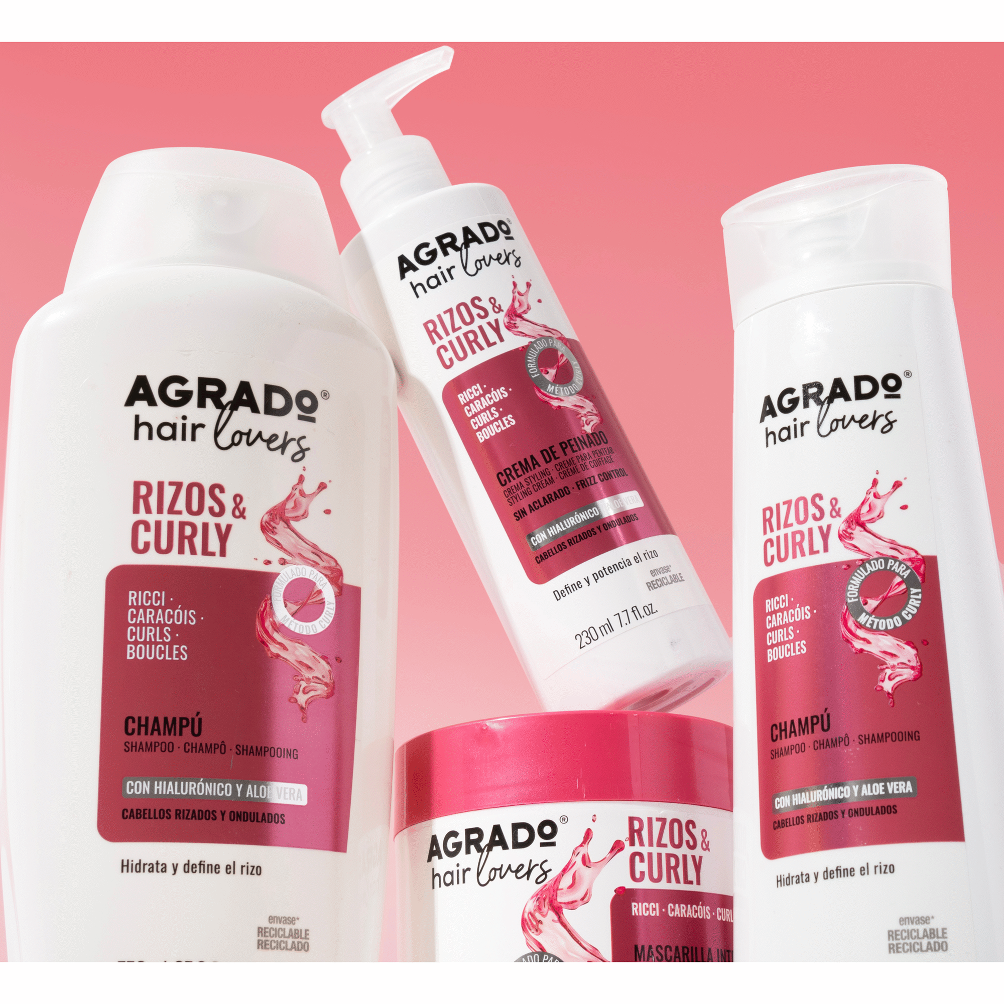 Creme Capilar Carac&oacute;is Curly Agrado