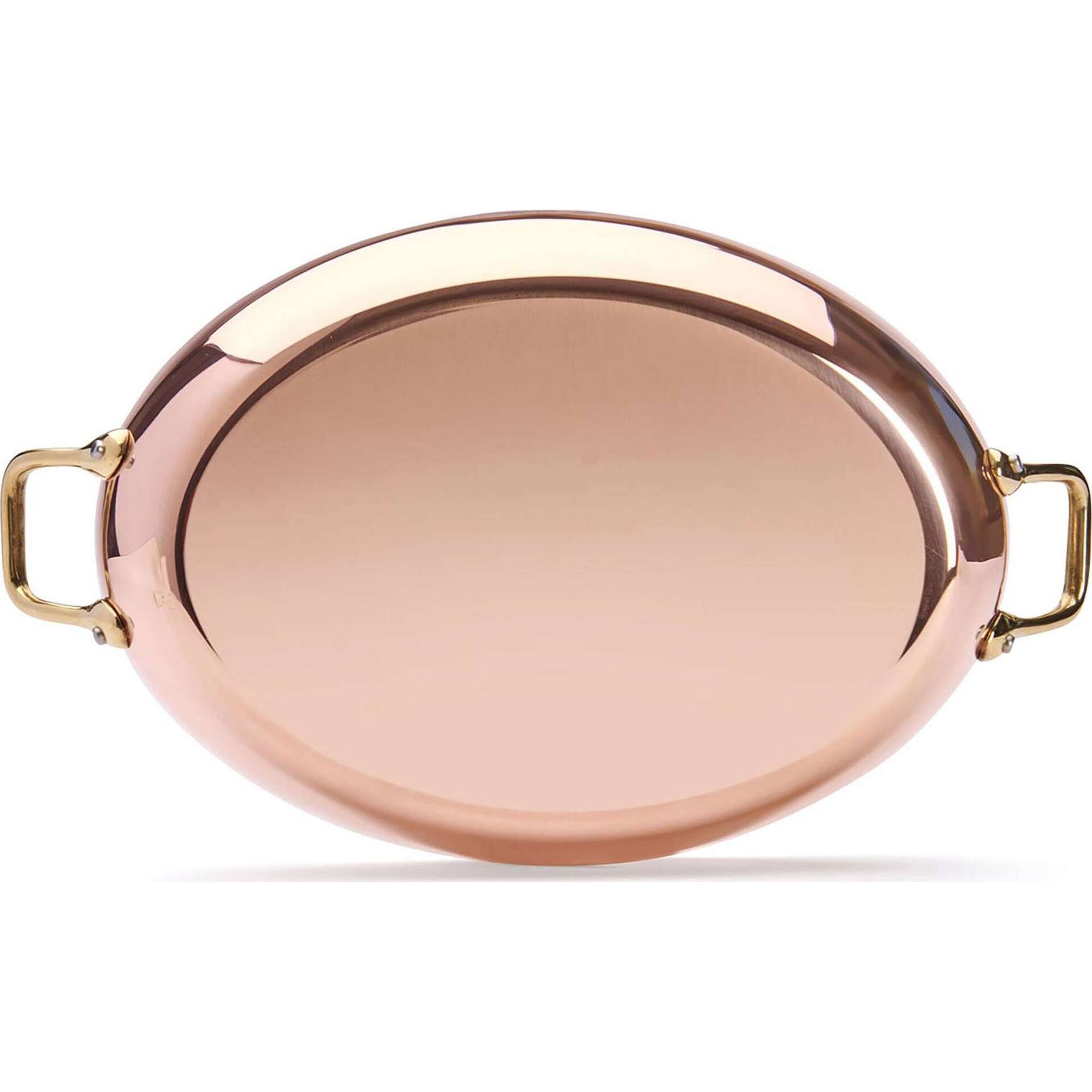 Assadeira Oval Cobre e Inox 32 x 23 cm Inocuivre deBuyer