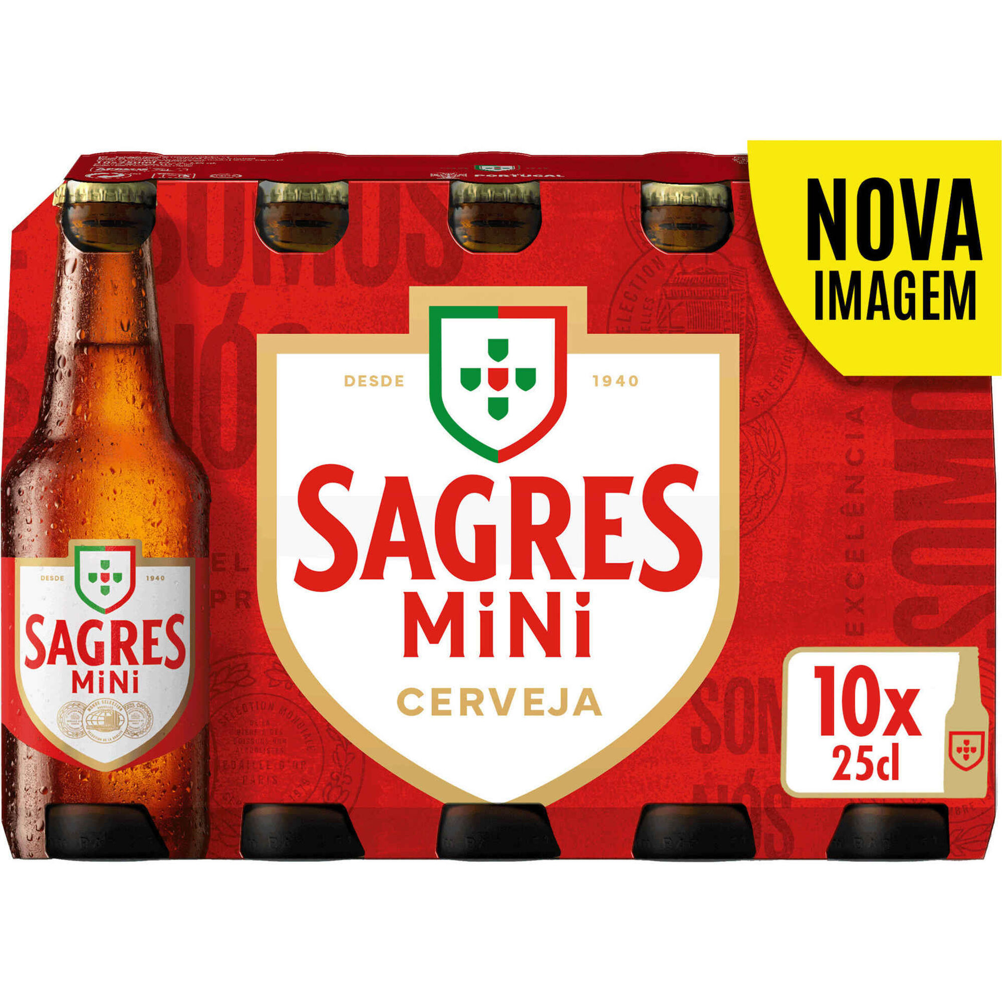 Cerveja com &Aacute;lcool Mini Sagres