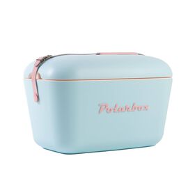 Geleira Portátil Vintage com Asas 20L Azul