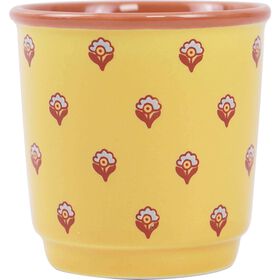 Copo Café 98ml All Over Amarelo Warm Boho