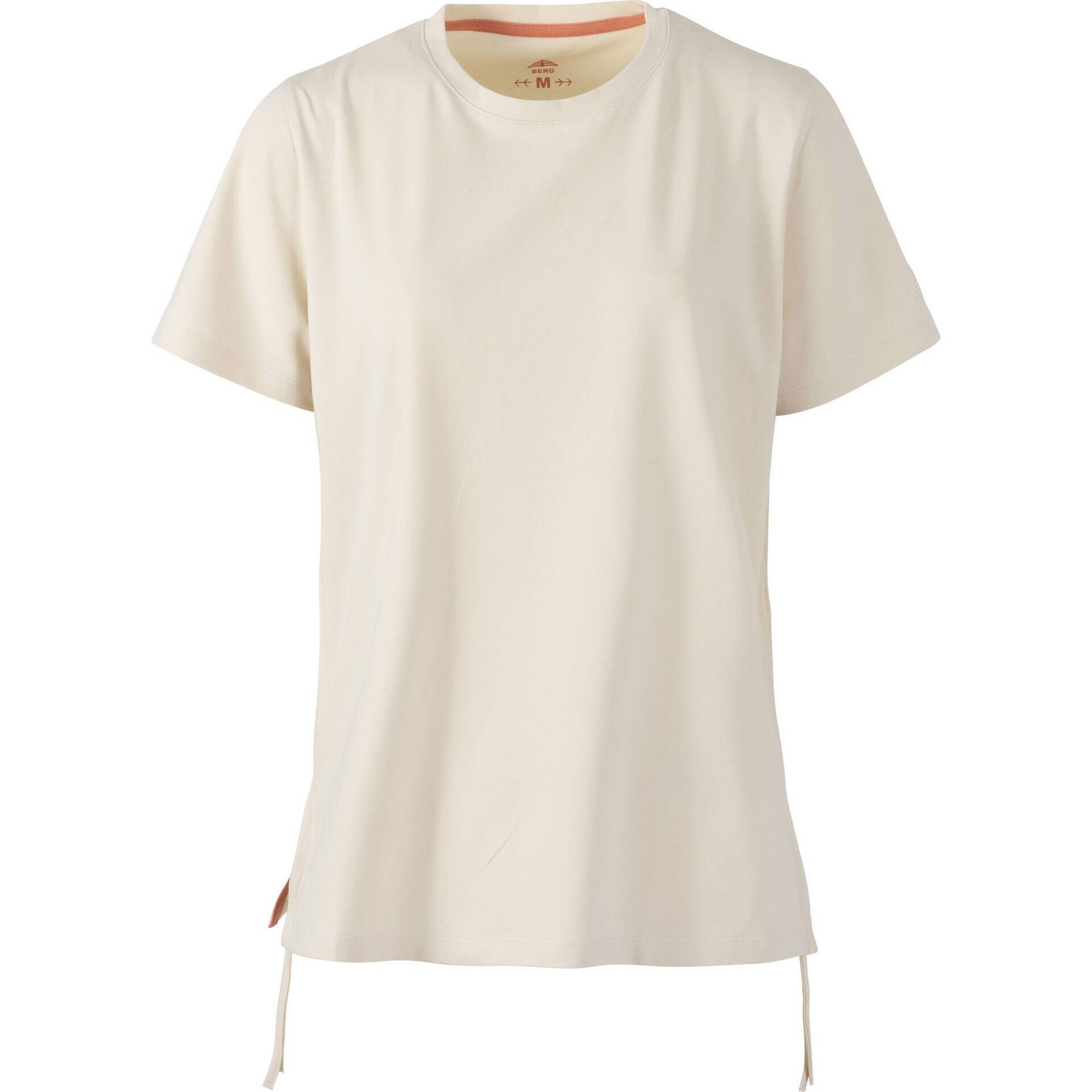 T-Shirt com Abertura Lateral Mulher Bege Berg