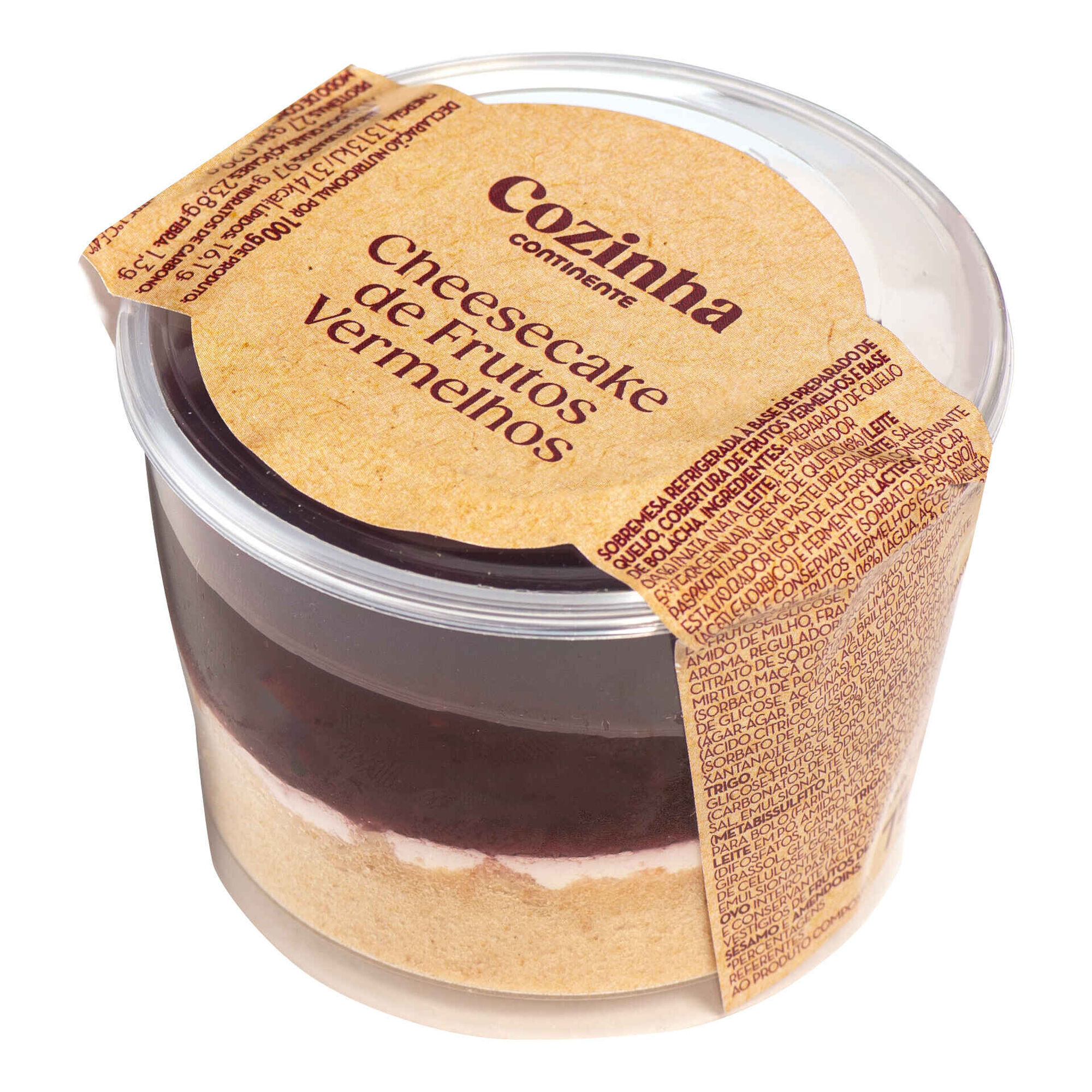 Cheesecake de Frutos Silvestres Cozinha Continente