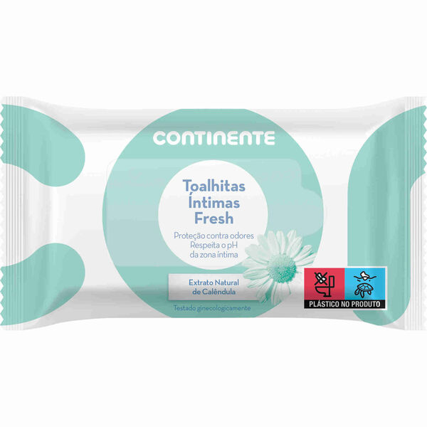 Toalhitas Íntimas Fresh Continente