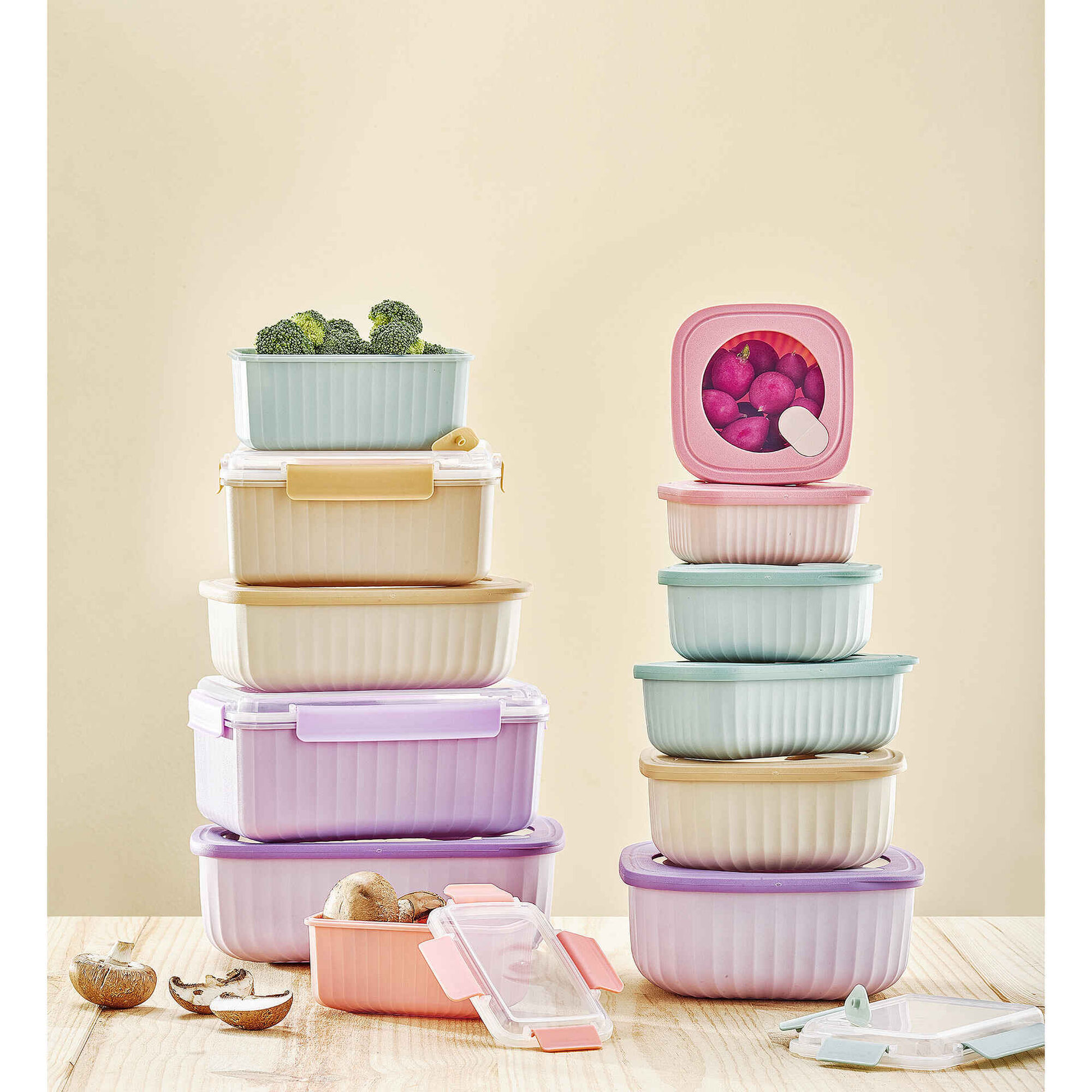 Conjunto 4 Caixas Herméticas Lock Design