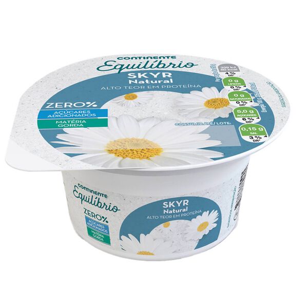 Iogurte Skyr Natural Continente Equilíbrio