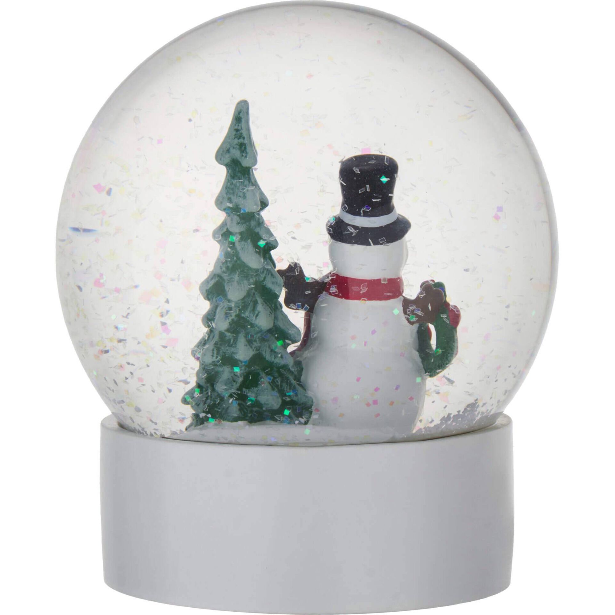 Globo Boneco de Neve 11cm Branco