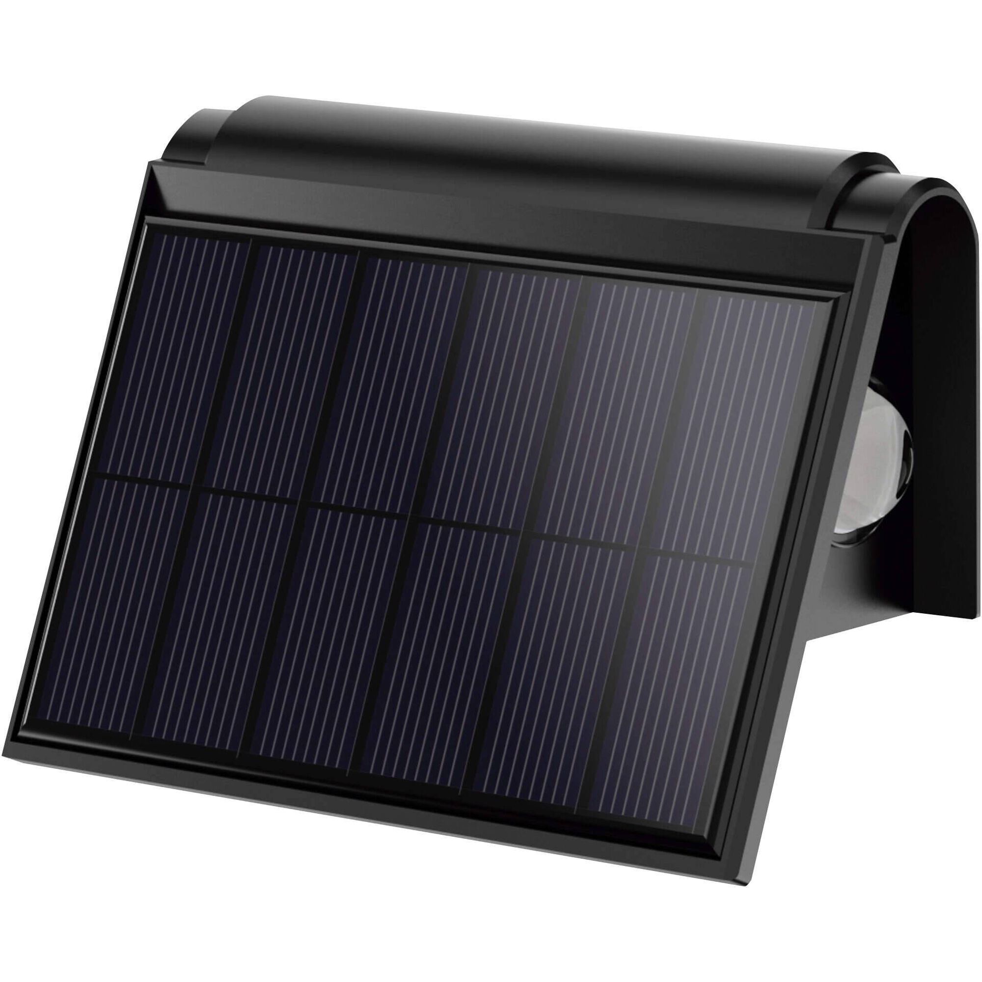 Foco de Parede Solar 3 LEDs Preto Boost