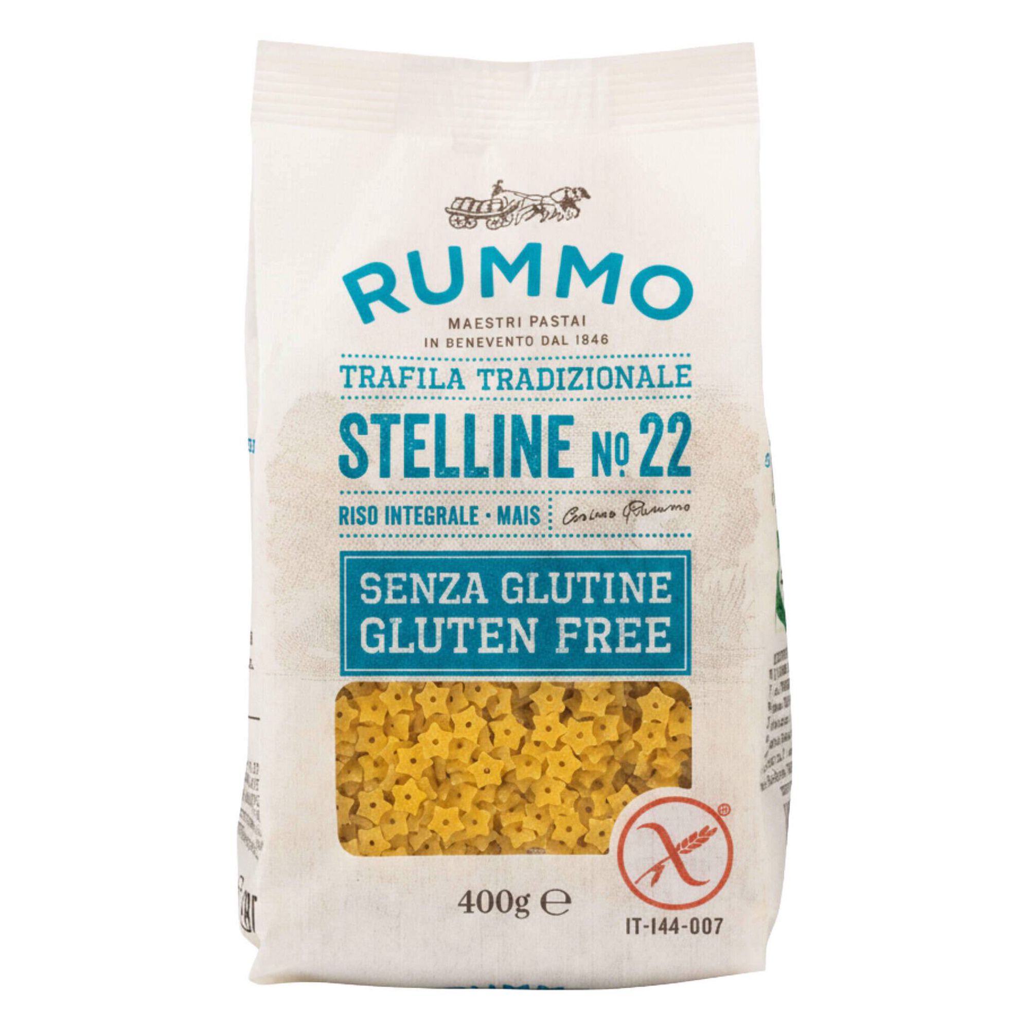 Massa sem Gluten Stelline Rummo