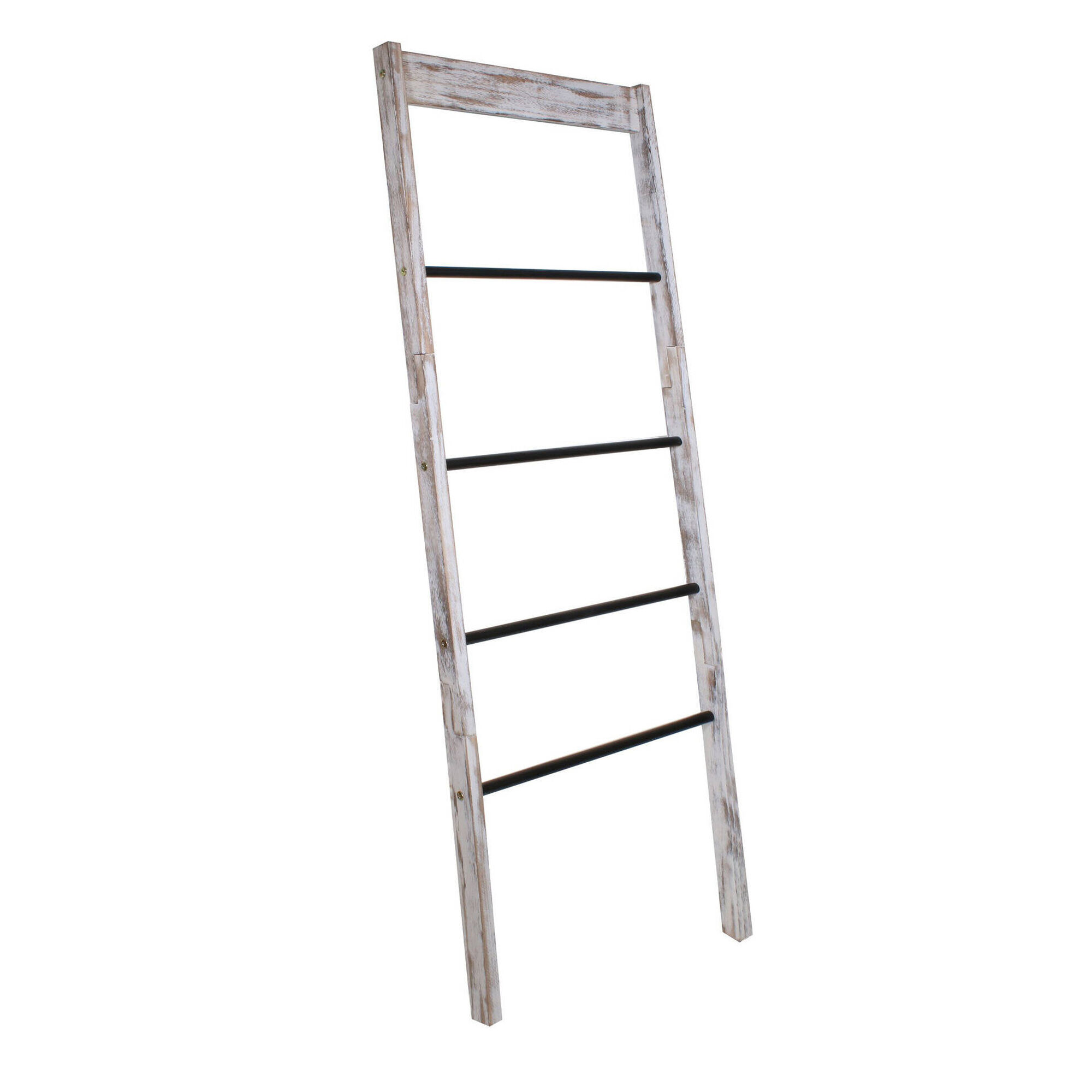 Toalheiro em Escada com 4 Varões 52x35x150cm Málaga