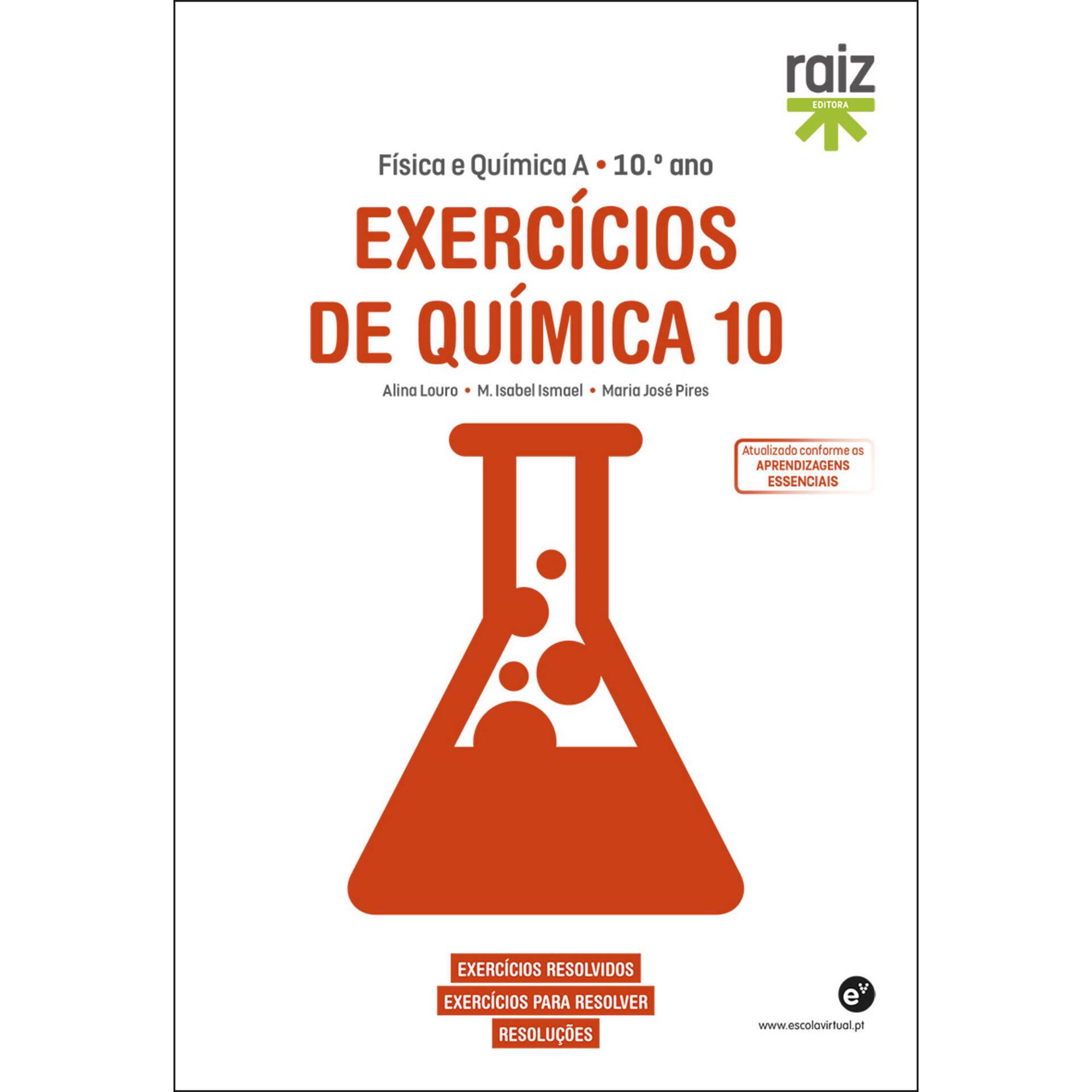Exerc&iacute;cios Qu&iacute;mica A - 10&ordm; Ano