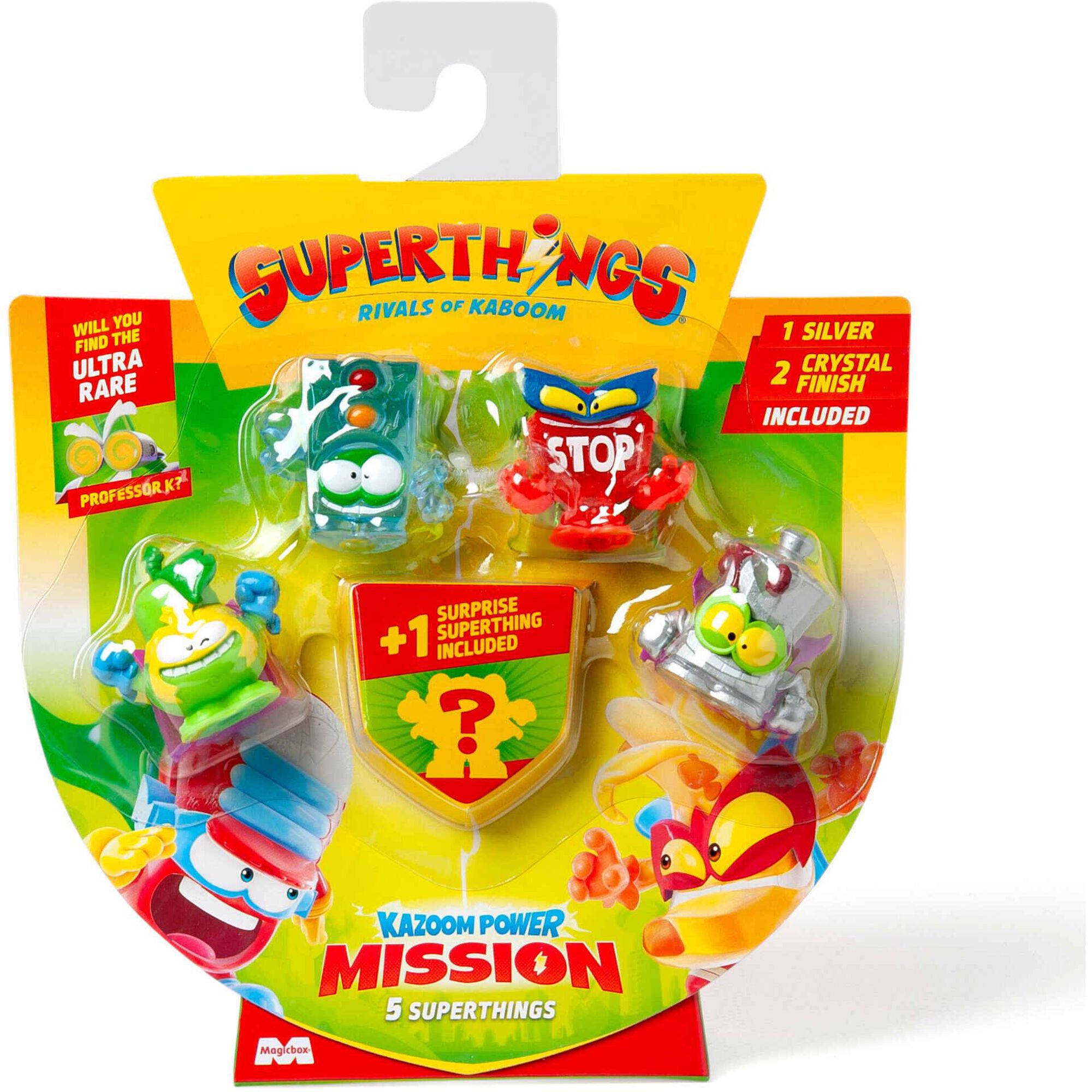 Superthings - Pack 5 Figuras Kazoom Power Mission (v&aacute;rios modelos)