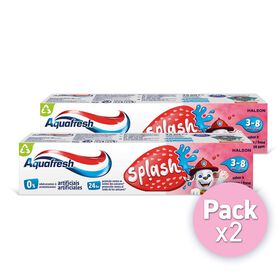 Pasta de Dentes Criança Splash Morango 3 a 8 Anos Pasta de Dentes Criança Splash Morango 3 a 8 Anos