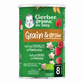 Snack para Bebé Cereais com Framboesa +8M
