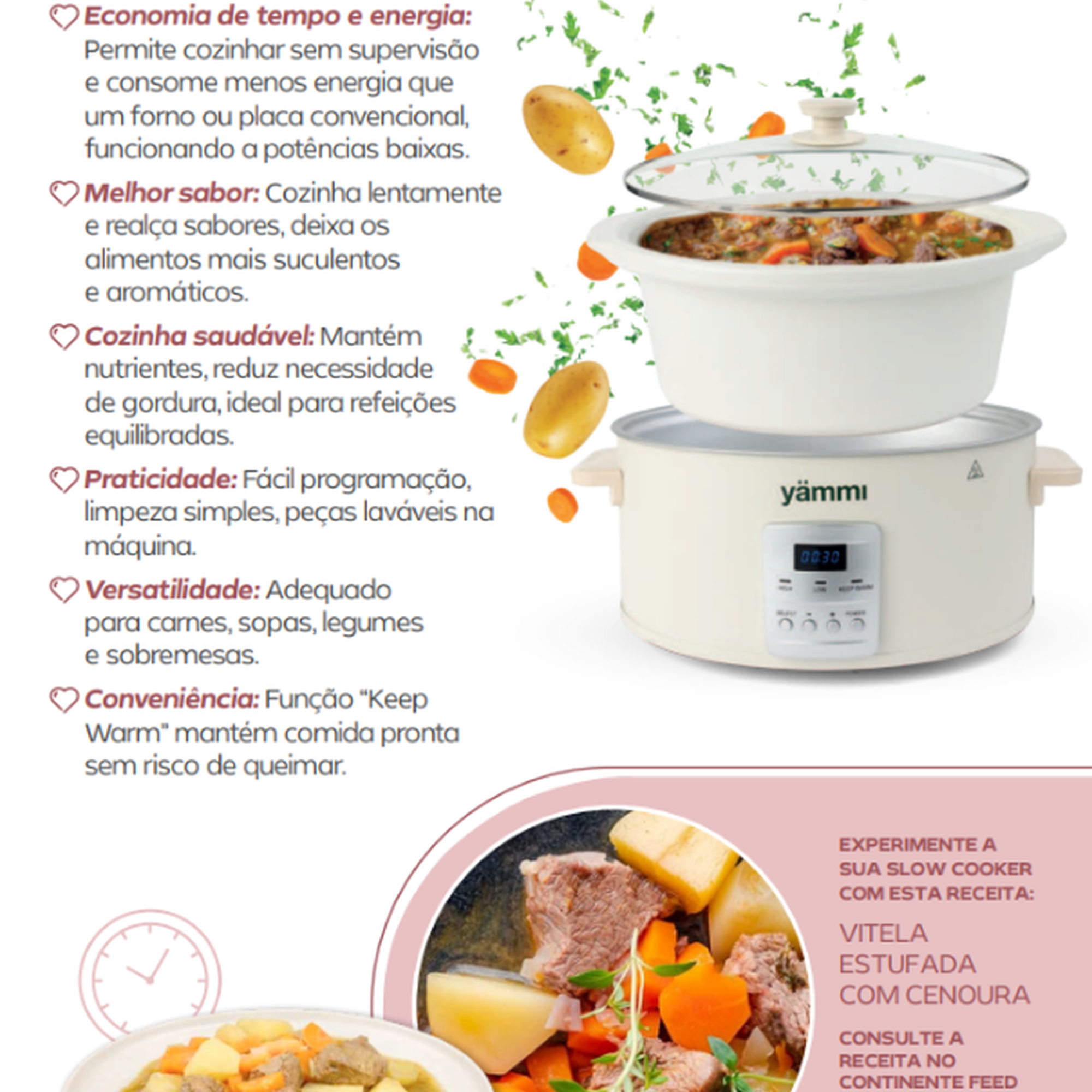 Slow Cooker Y&auml;mmi 5,5L
