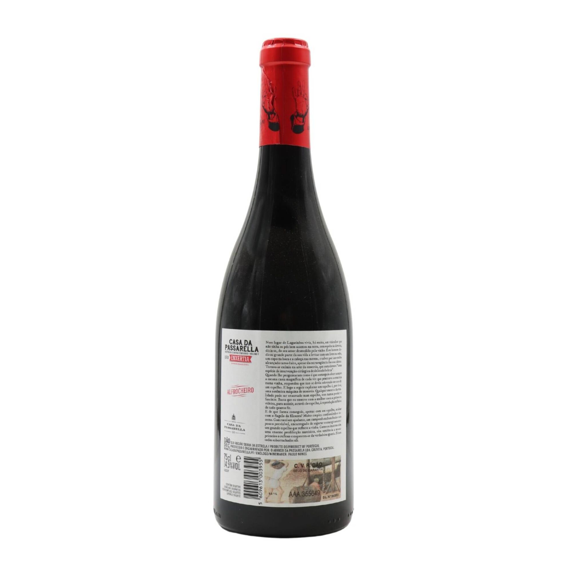 Casa Da Passarella Enxertia Alfrocheiro D&atilde;o Vinho Tinto