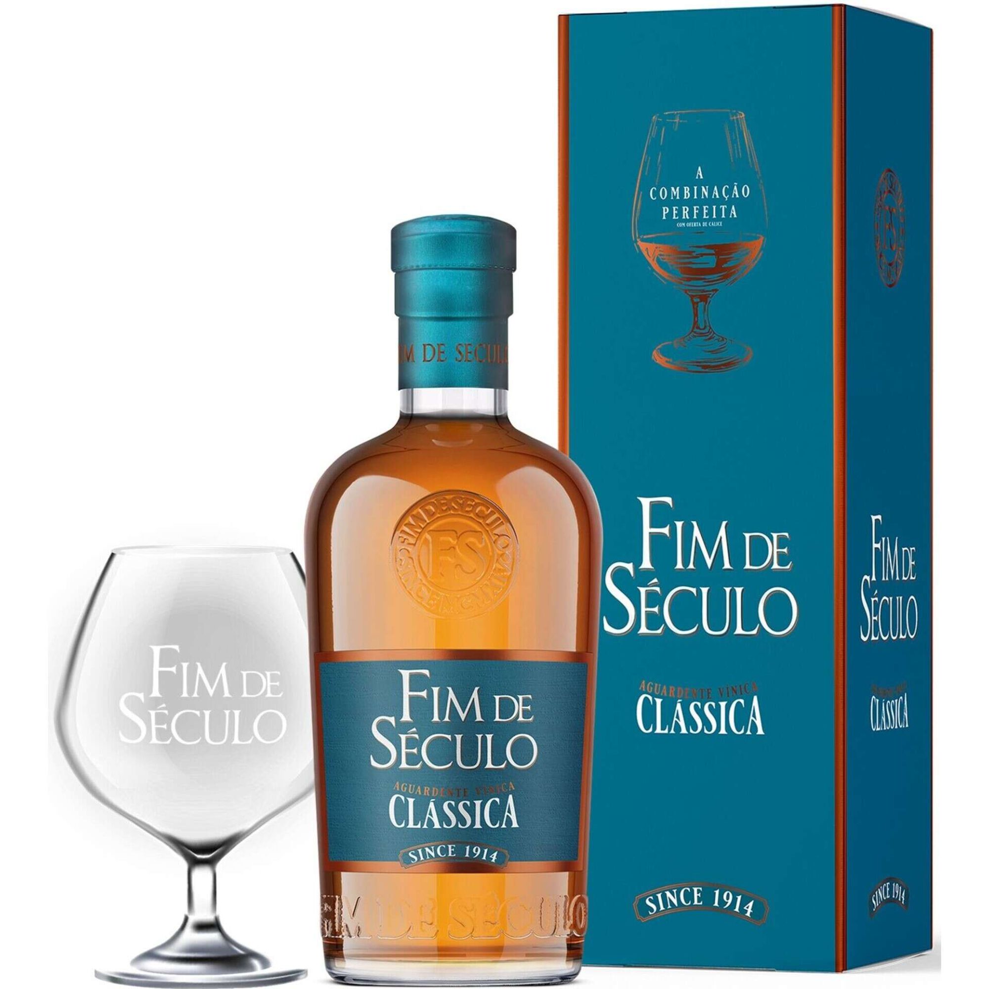 Aguardente Vínica Fim de Século com Cálice