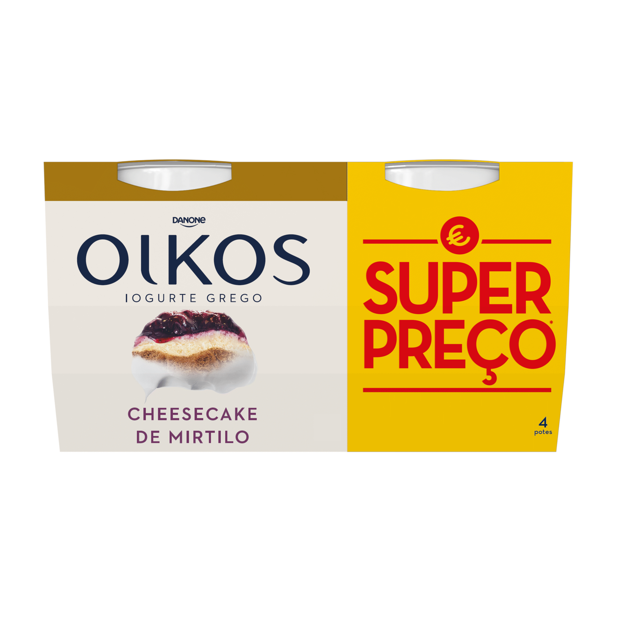 Iogurte Grego Cheesecake de Mirtilo