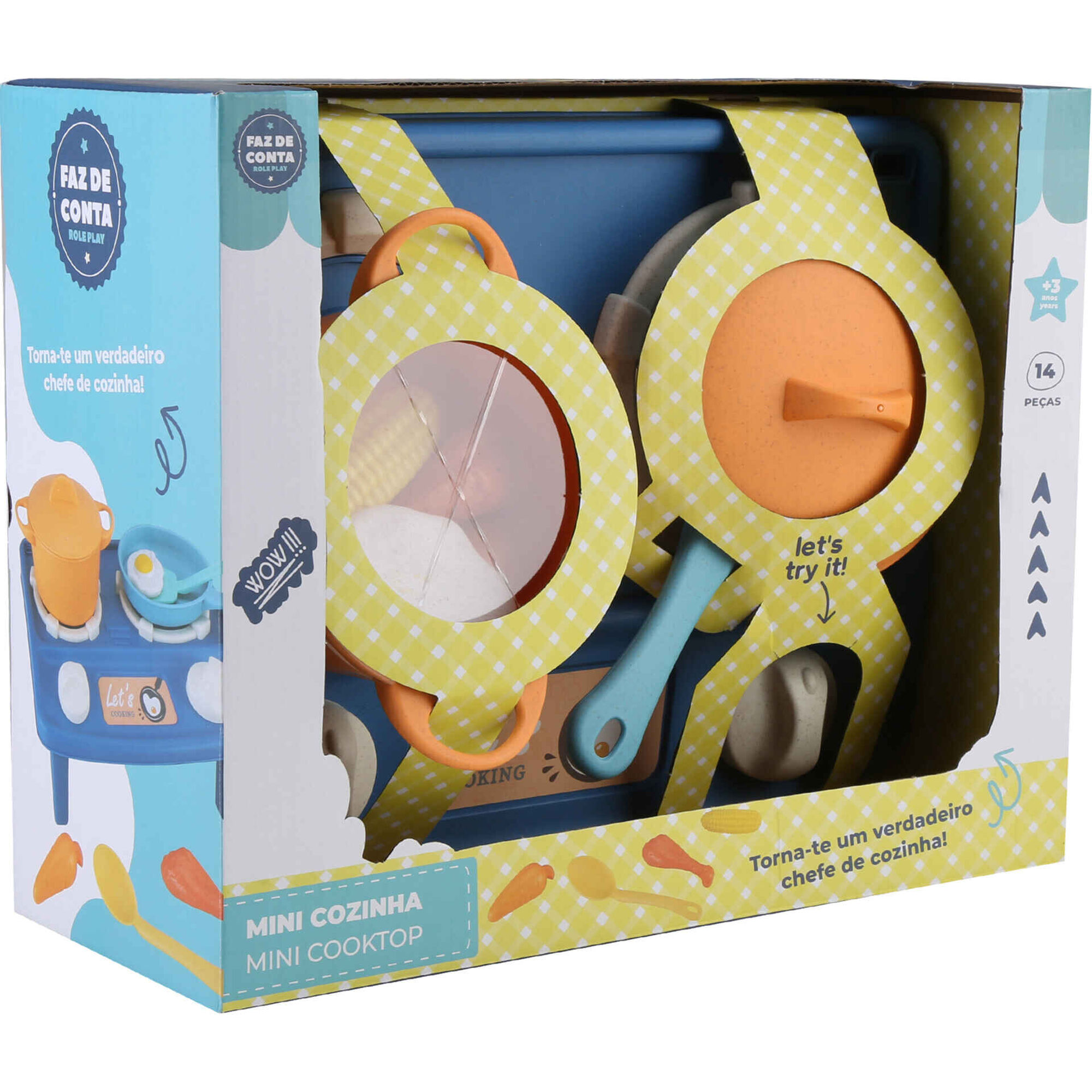 Zoko Faz de Conta - Conjunto de 14 Pe&ccedil;as para Cozinha