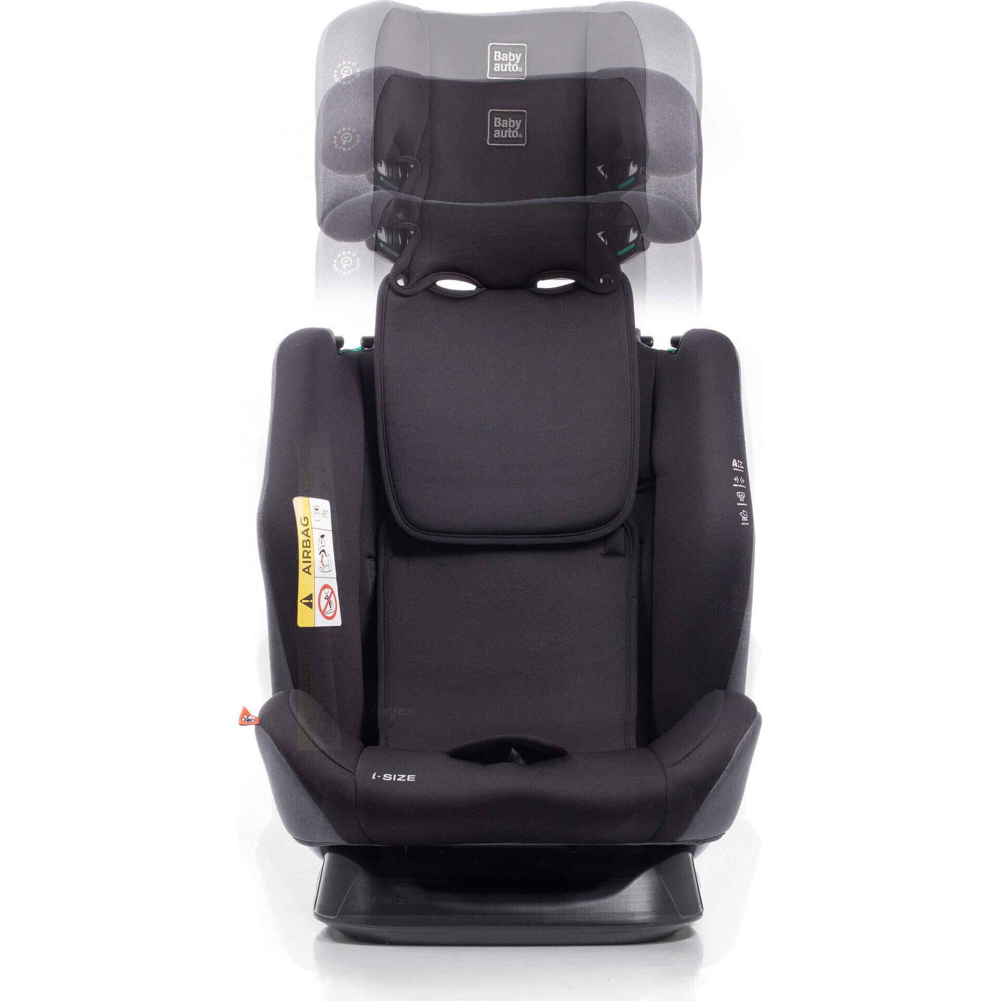 Cadeira Auto I-Size 40-150cm Lolo Belt Cinza Escuro