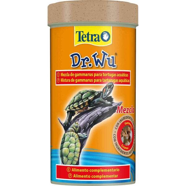 Alimento para Tartaruga Aquática Dr. Wu Mistura de Gammarus Tetra