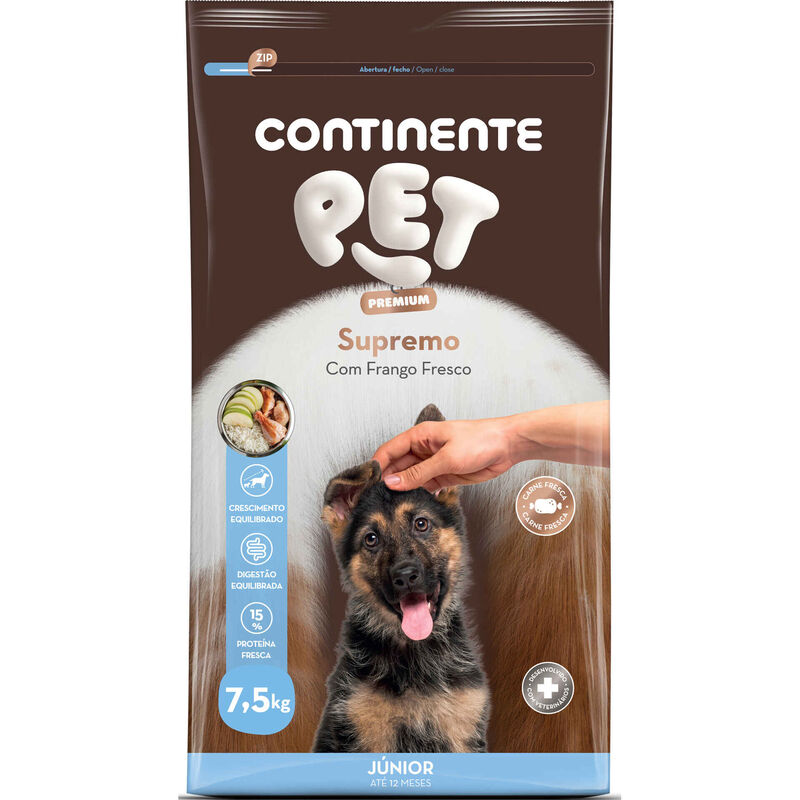 Ração para Cão Júnior Frango Pack Poupança Continente Pet Premium