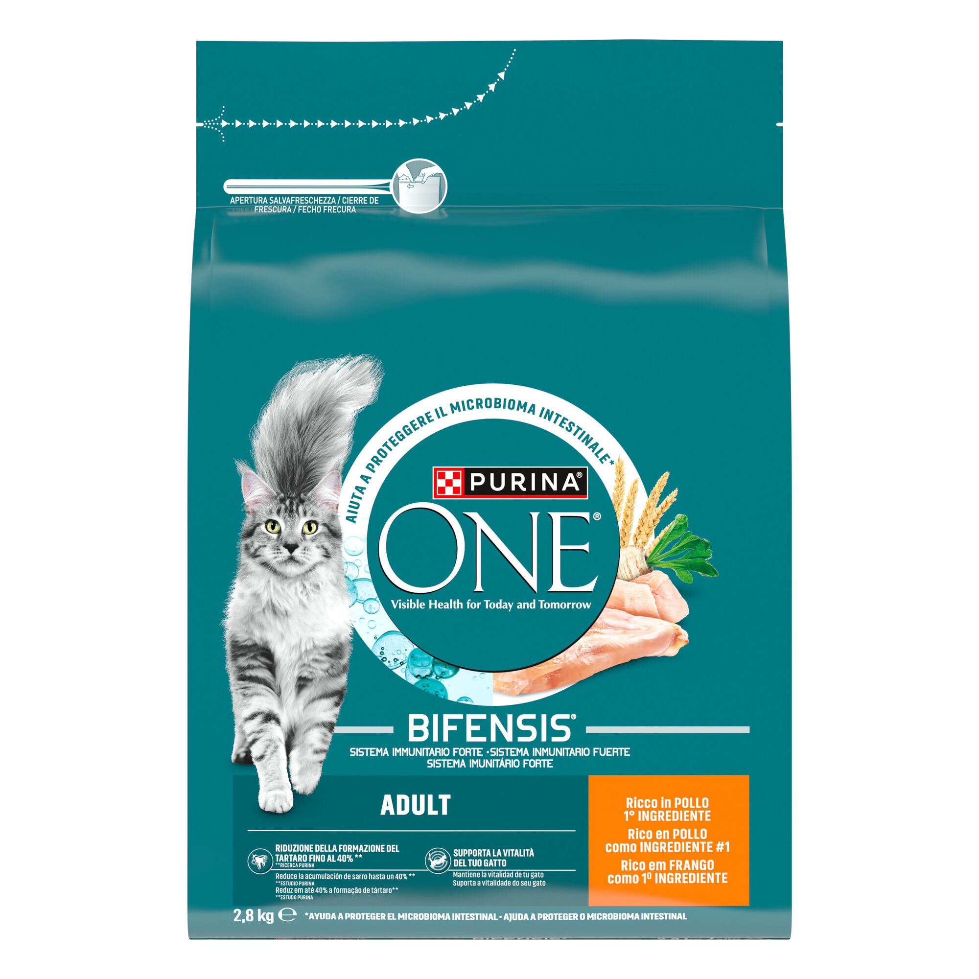 Ra&ccedil;&atilde;o para Gato Adulto Frango Purina One