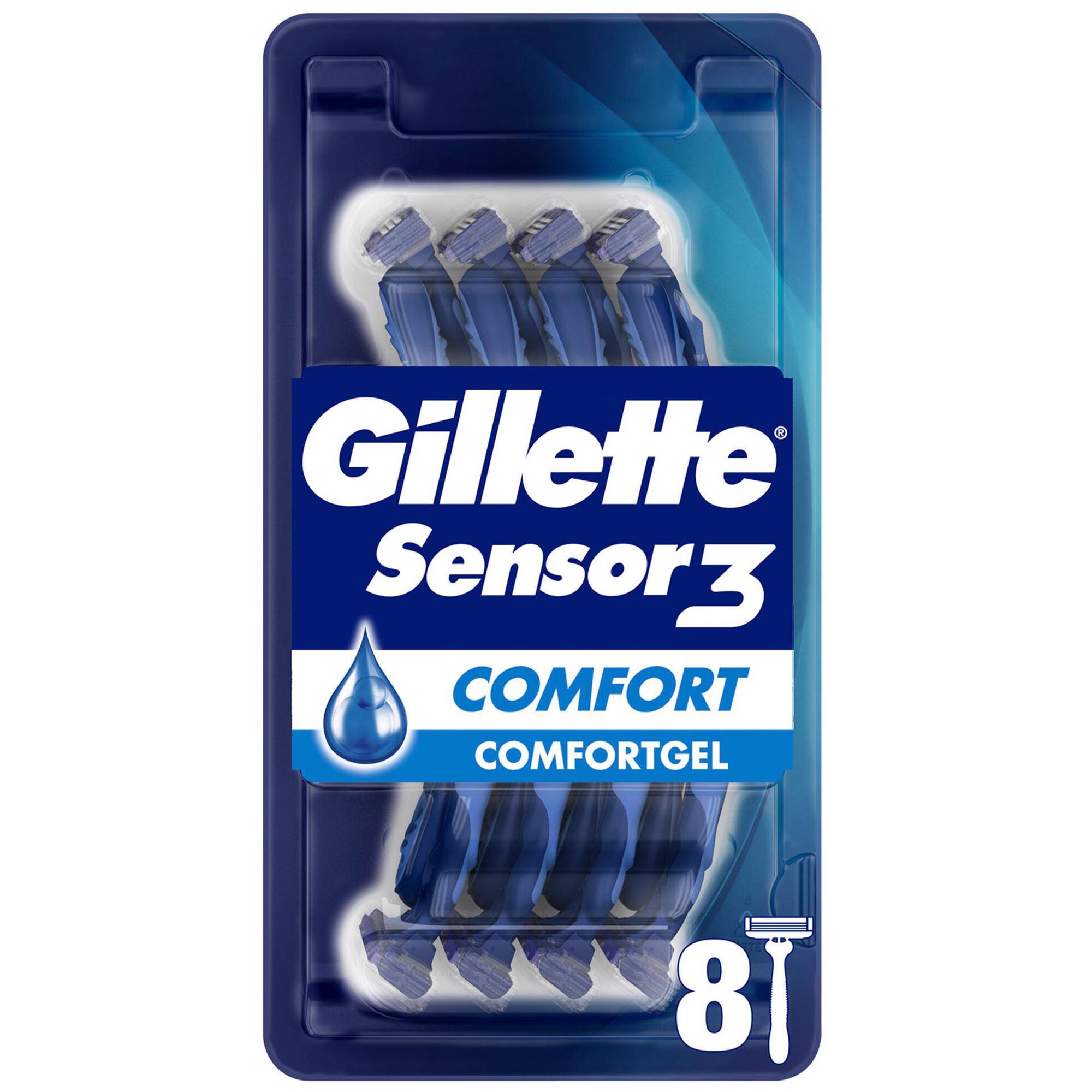Lâminas Descartáveis Sensor 3 Comfort Sensitive Lâminas Descartáveis Sensor 3 Comfort Sensitive
