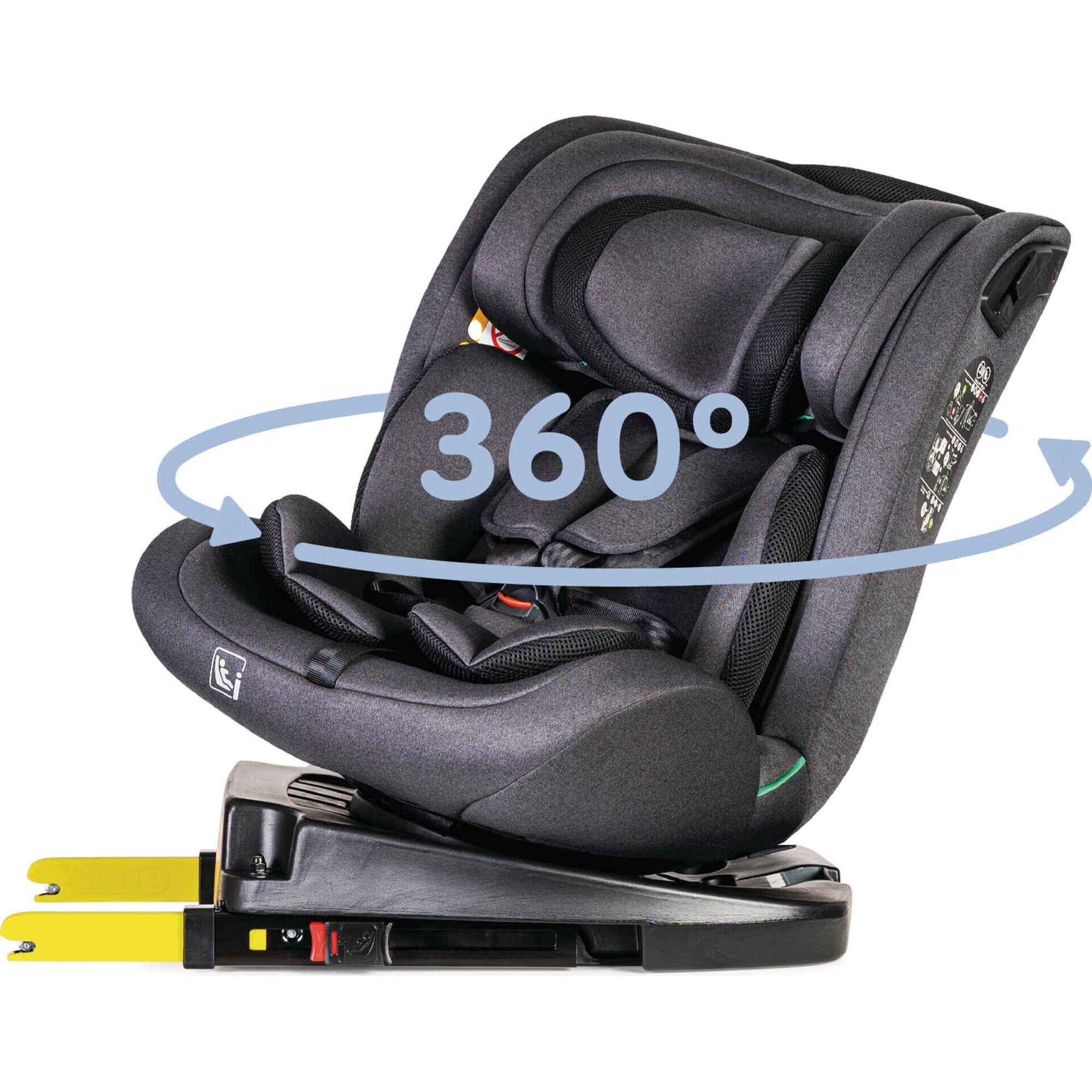 Cadeira Auto I-Size 40-150cm Isofix Rotativa Corfú