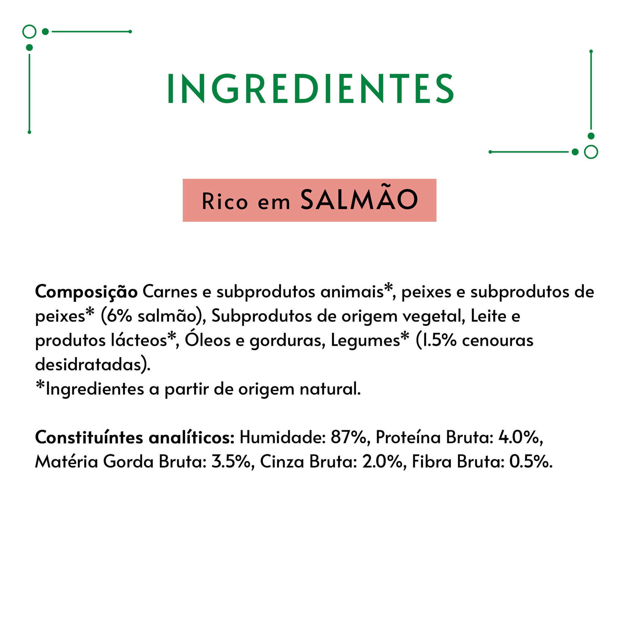 Snack para Gato Adulto Pur&eacute; Salm&atilde;o