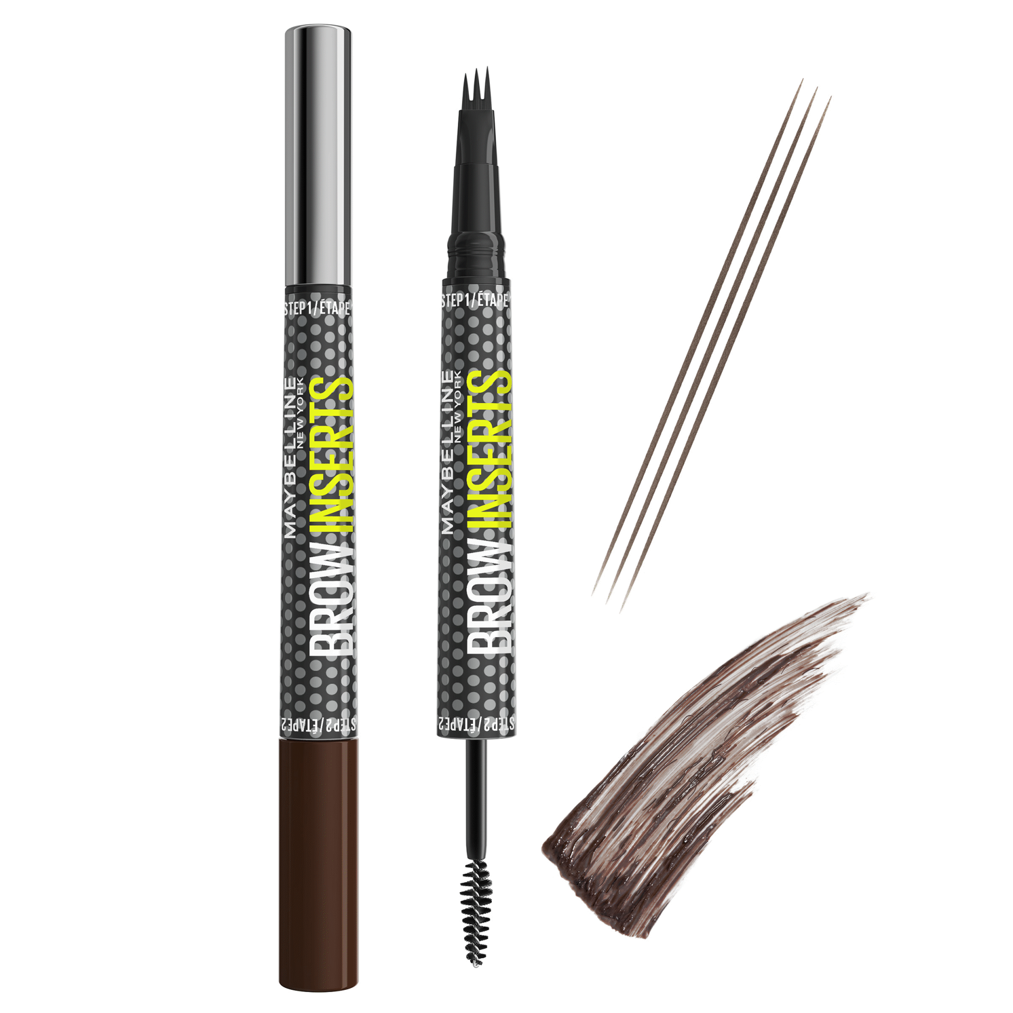 M&aacute;scara de Sobrancelhas Brow Insert 5 Deep Brown Maybelline New York