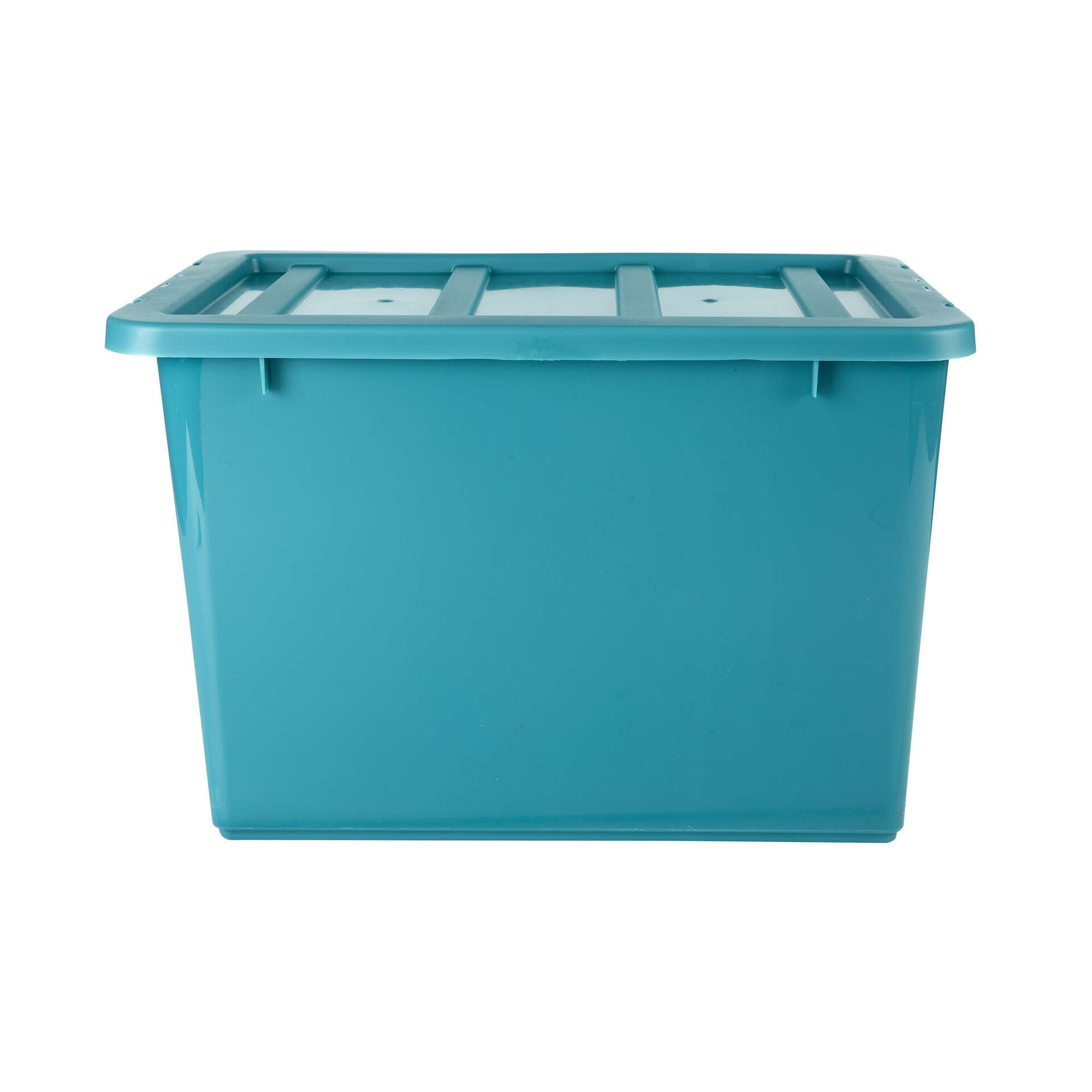 Caixa Arrumação Plástico 60L Azul