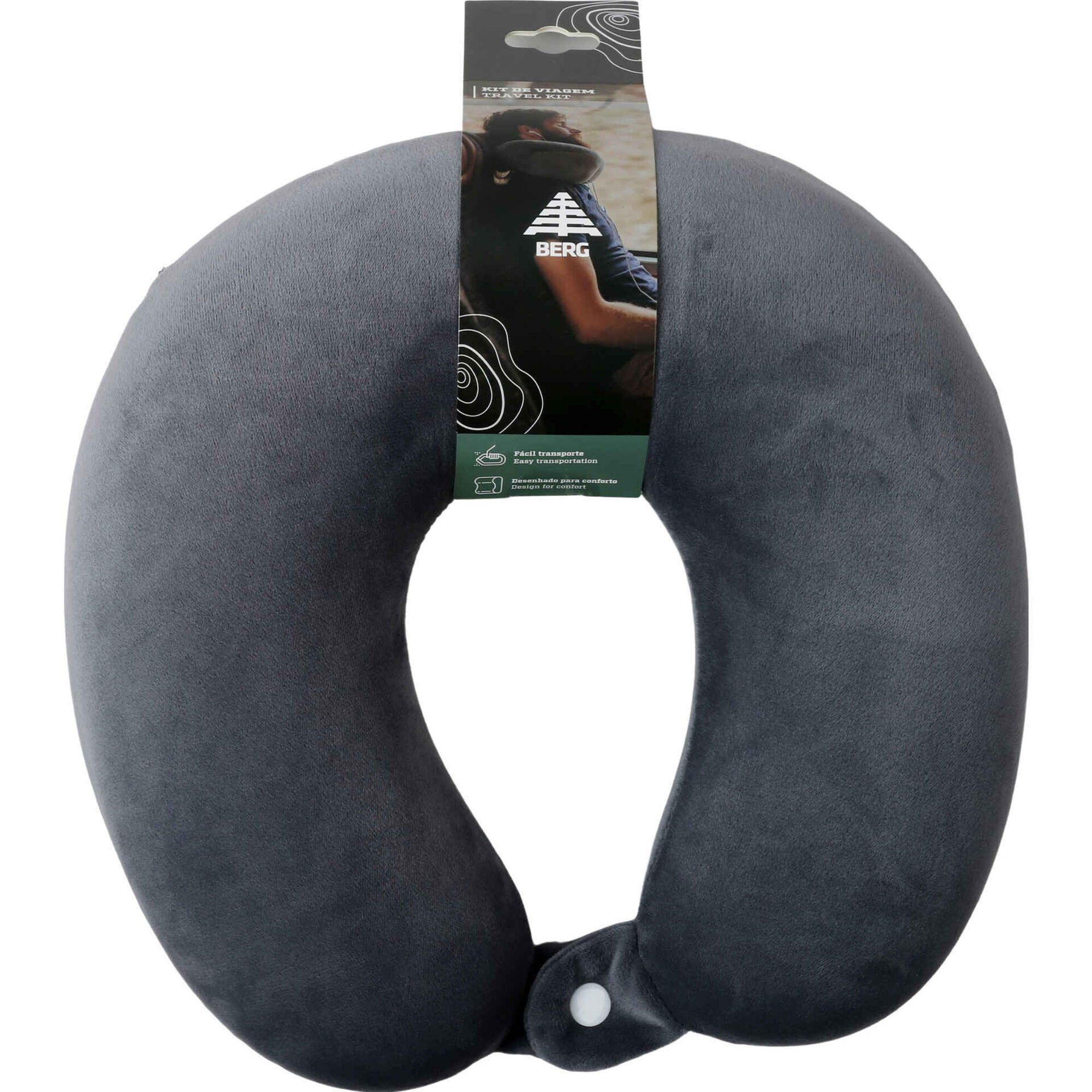 Almofada Viagem Cinza